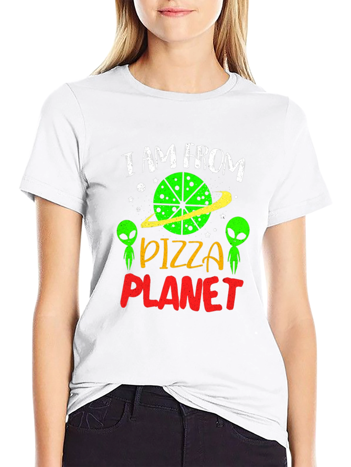 Pizza Planet T-Shirt Alien Graphic Tee