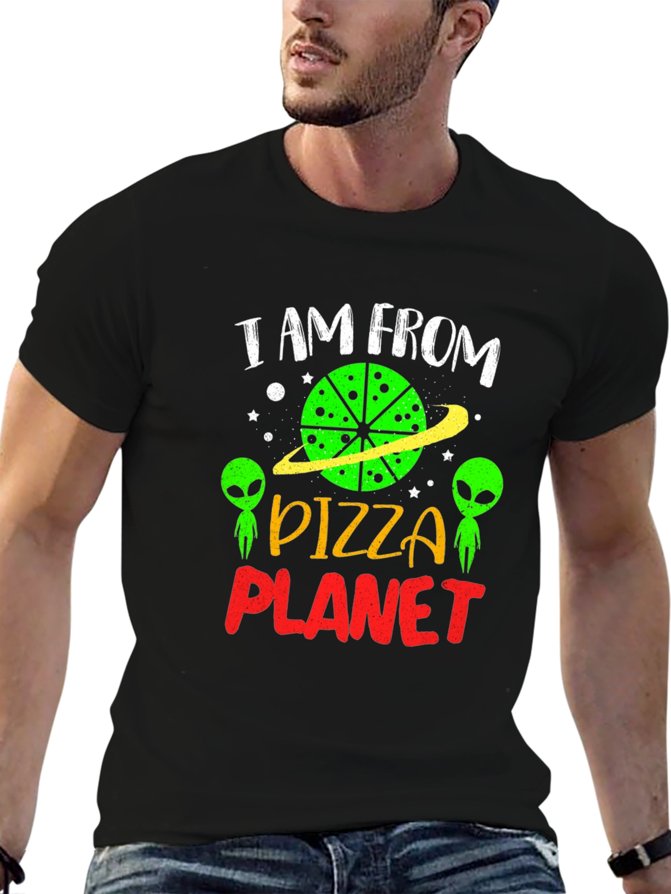 Pizza Planet T-Shirt Alien Graphic Tee