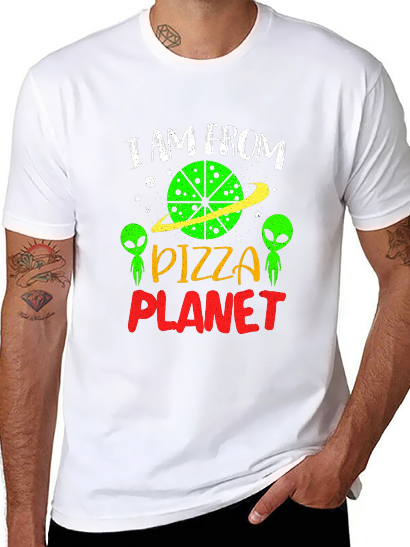 Pizza Planet T-Shirt Alien Graphic Tee