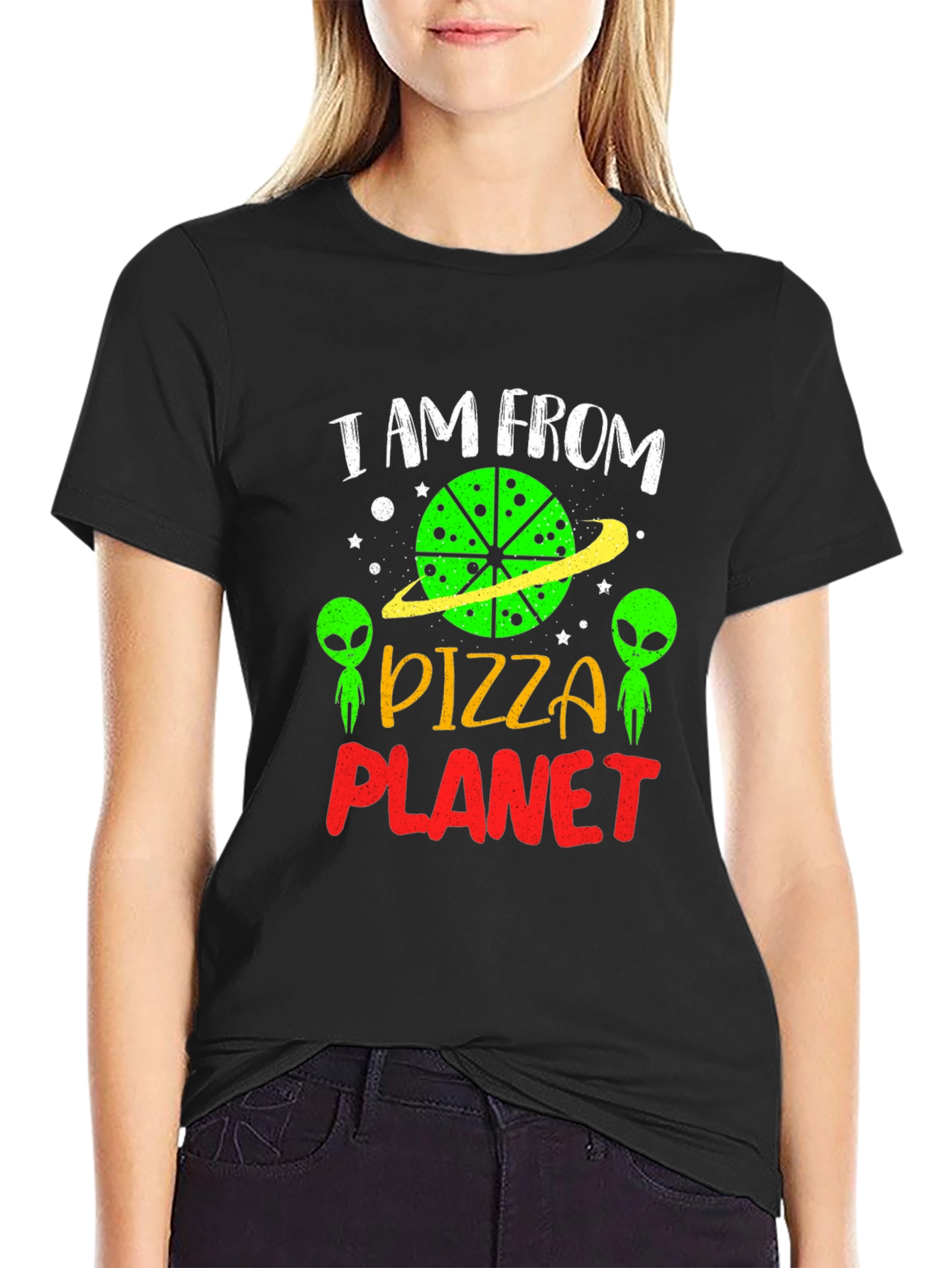 Pizza Planet T-Shirt Alien Graphic Tee