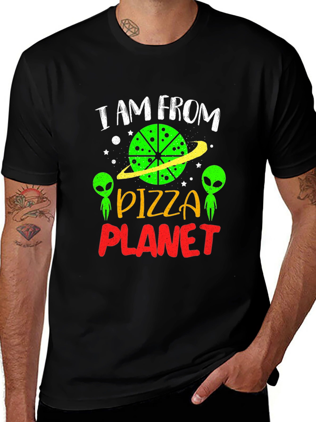 Pizza Planet T-Shirt Alien Graphic Tee