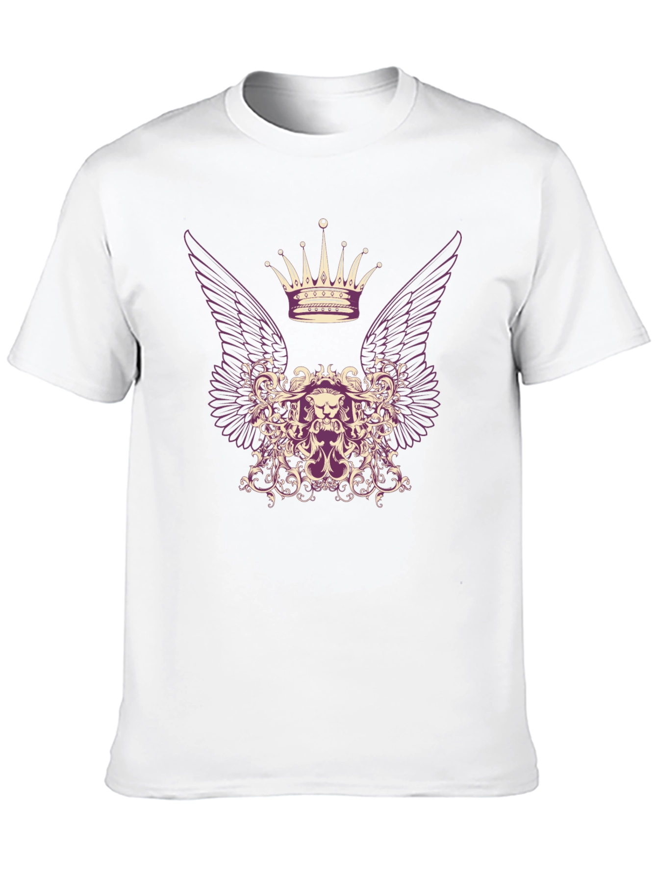 Crown Winged Lion Graphic Tee