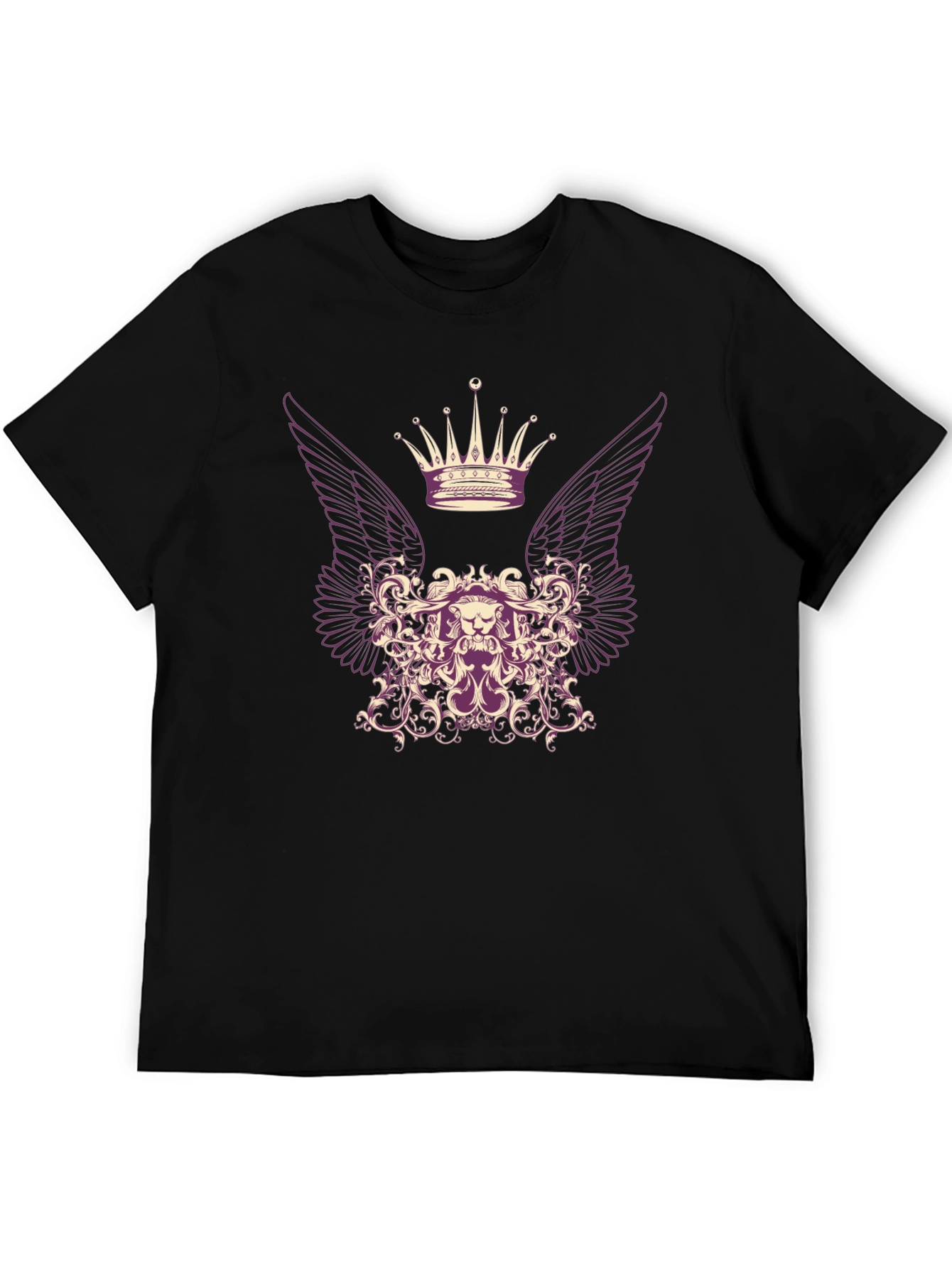 Crown Winged Lion Graphic Tee