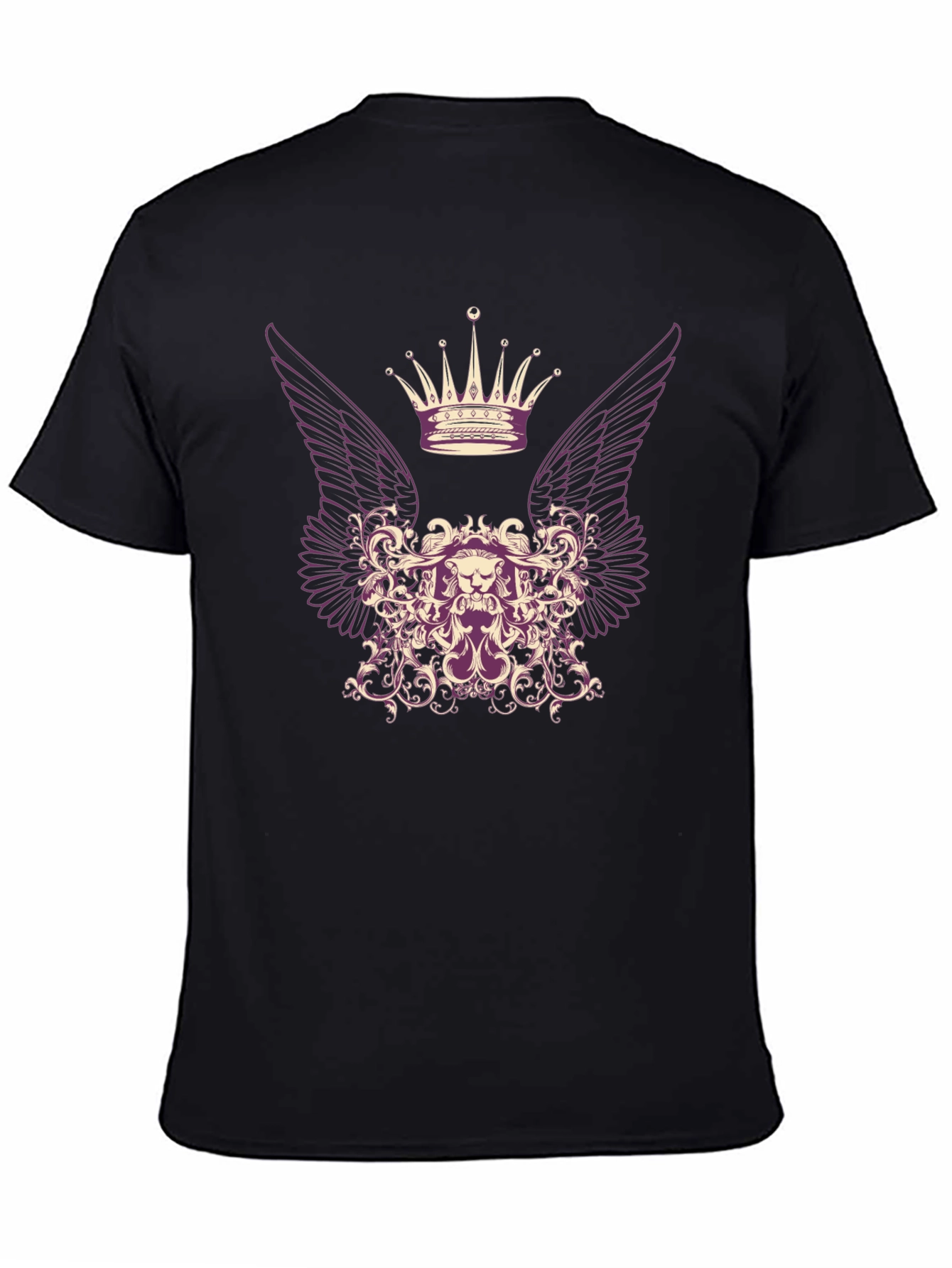 Crown Winged Lion Graphic Tee