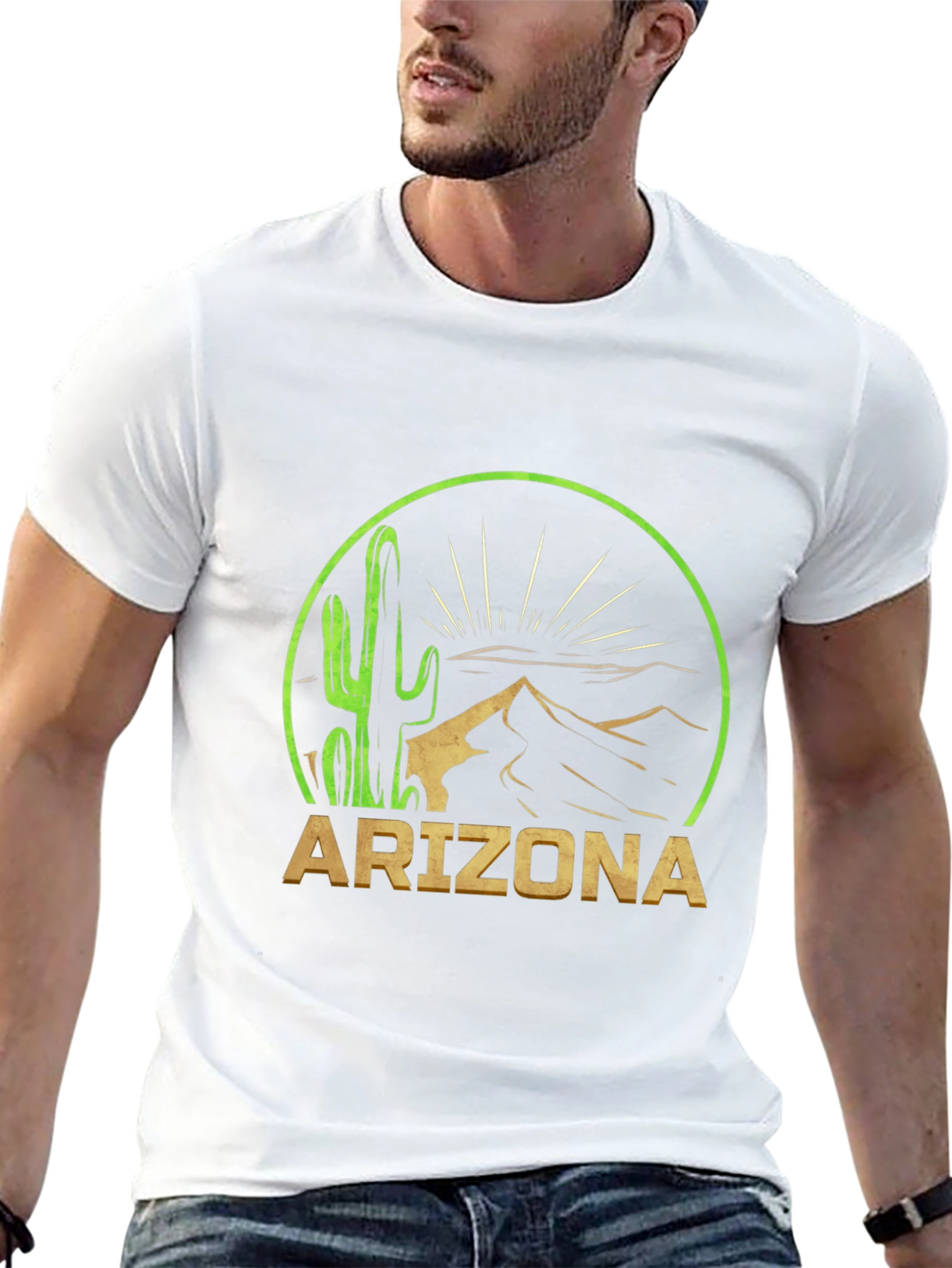 Arizona Cactus Graphic T-Shirt