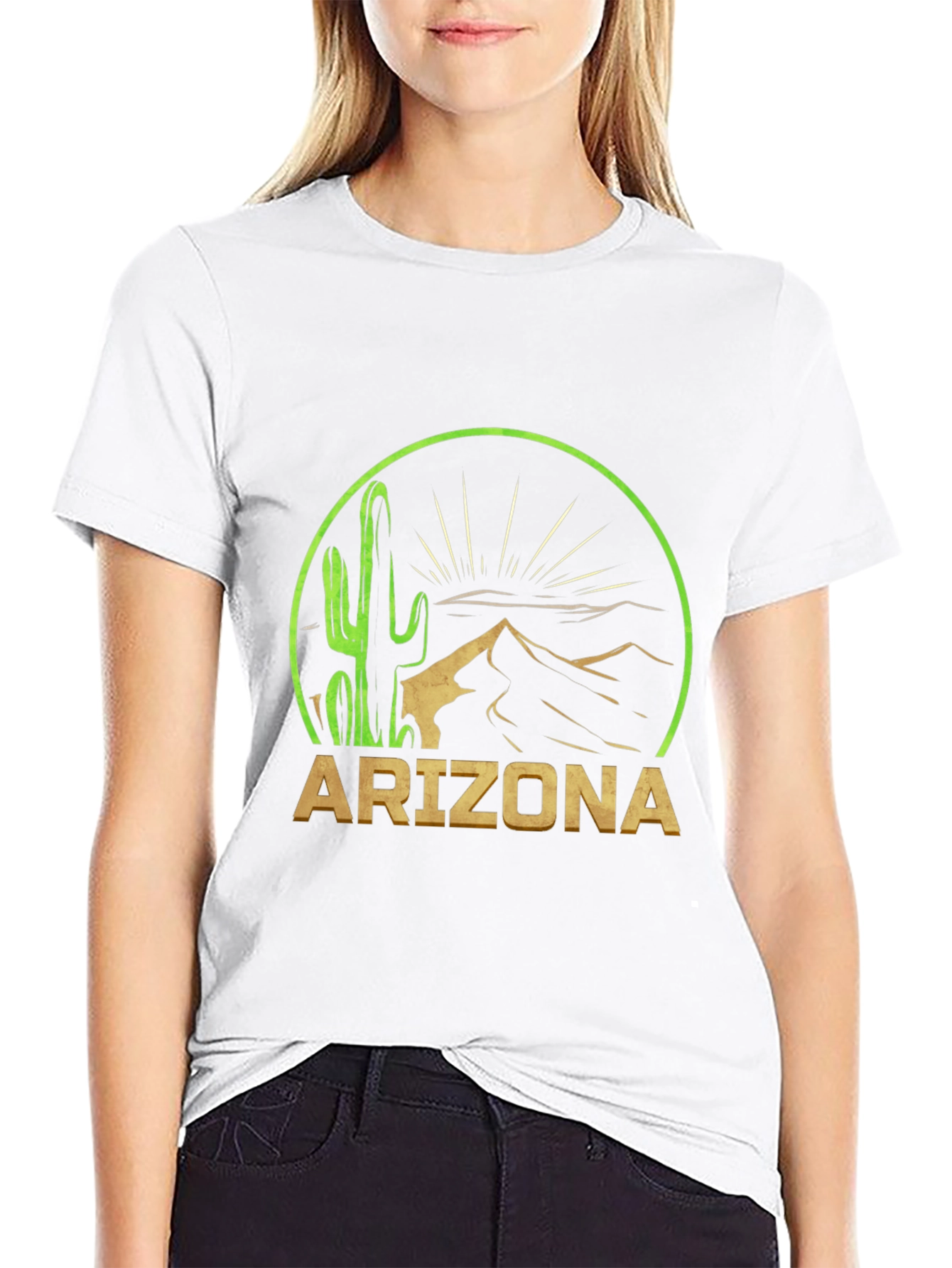 Arizona Cactus Graphic T-Shirt