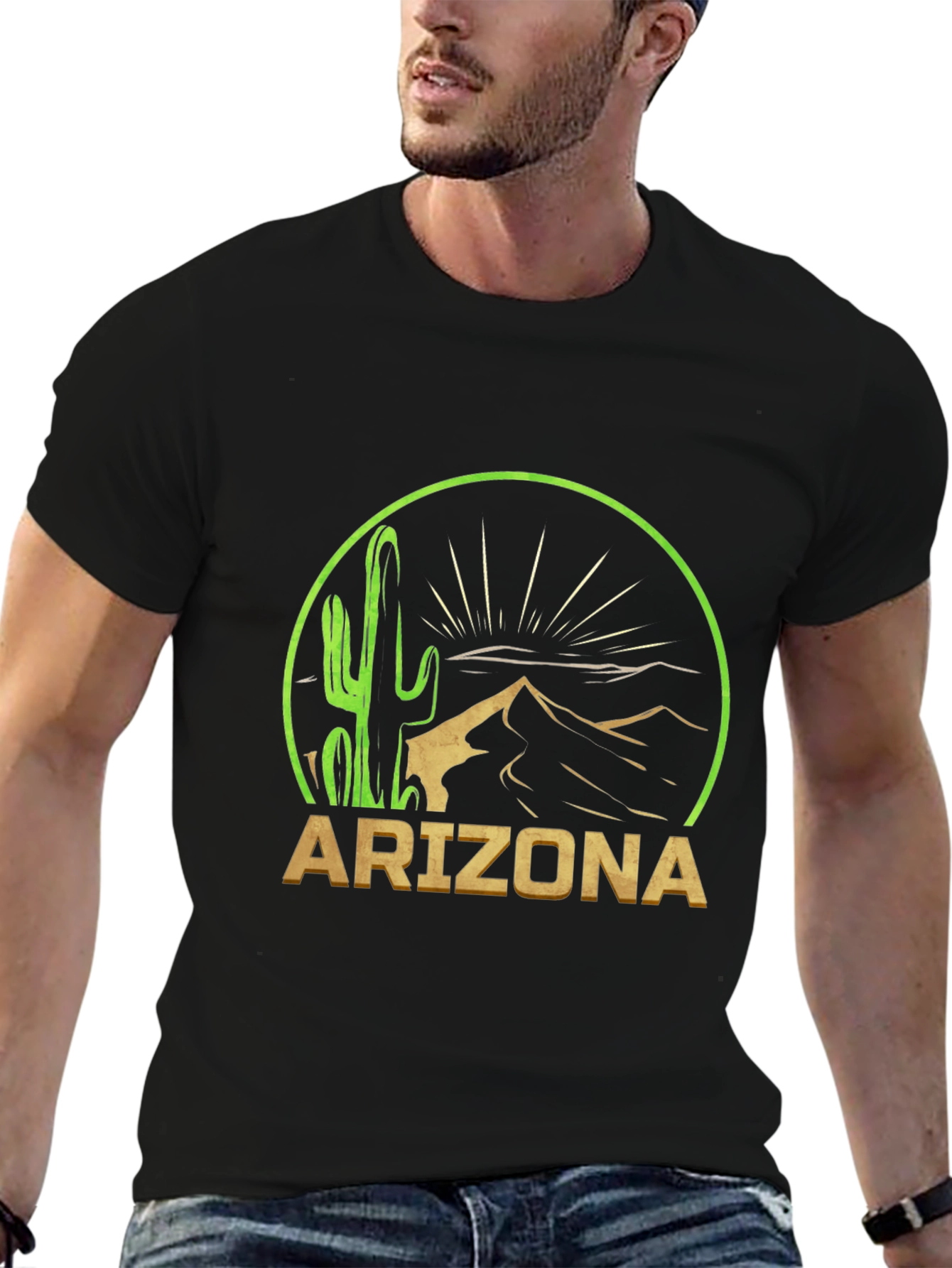 Arizona Cactus Graphic T-Shirt