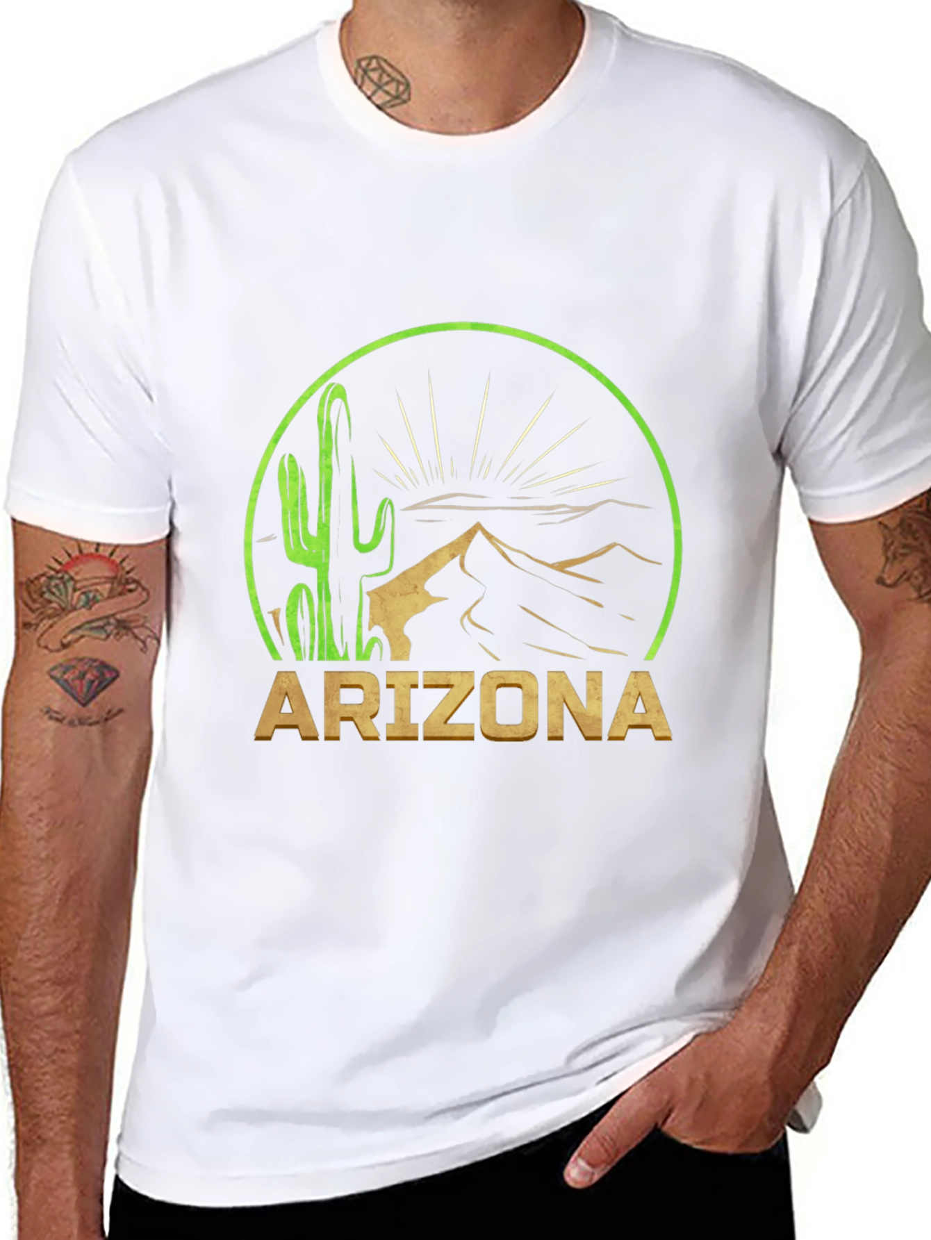 Arizona Cactus Graphic T-Shirt