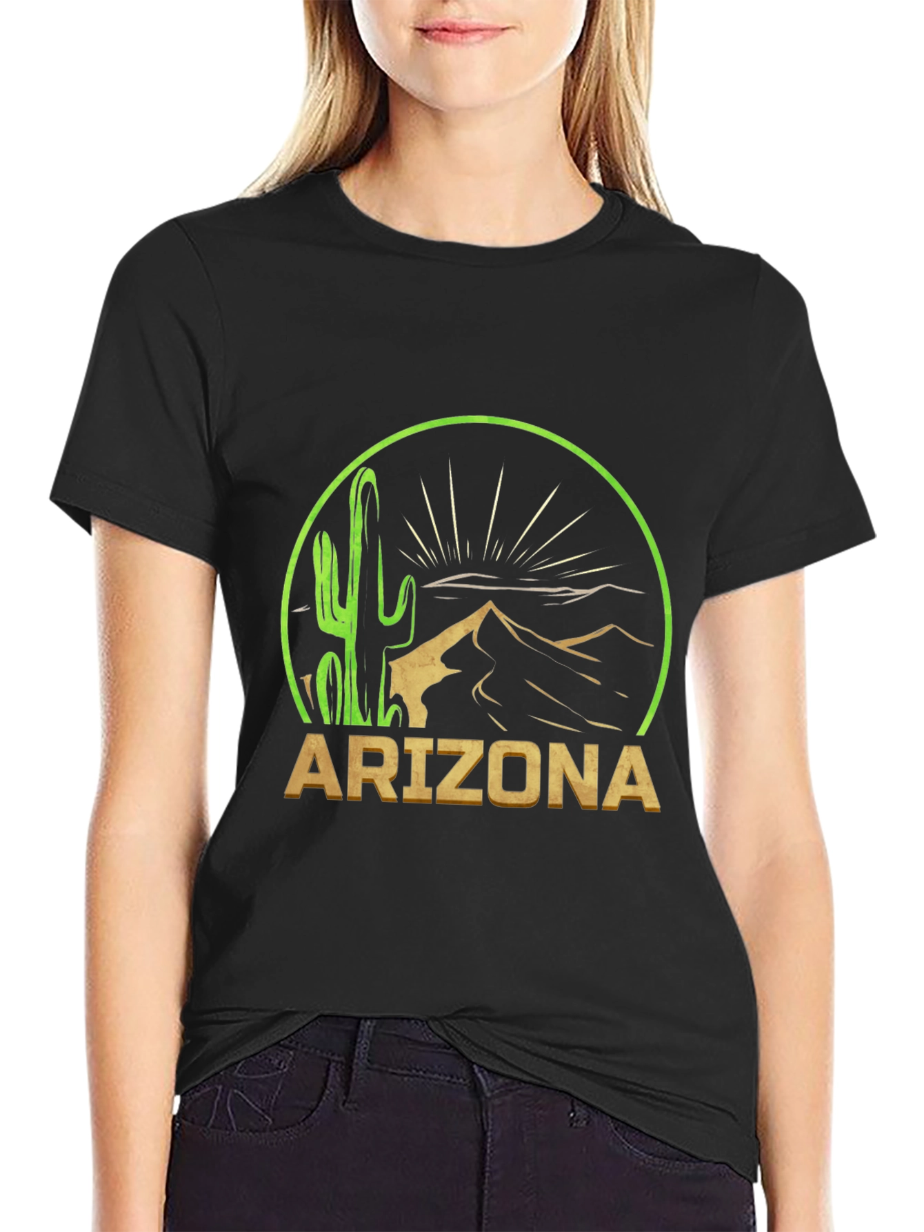Arizona Cactus Graphic T-Shirt