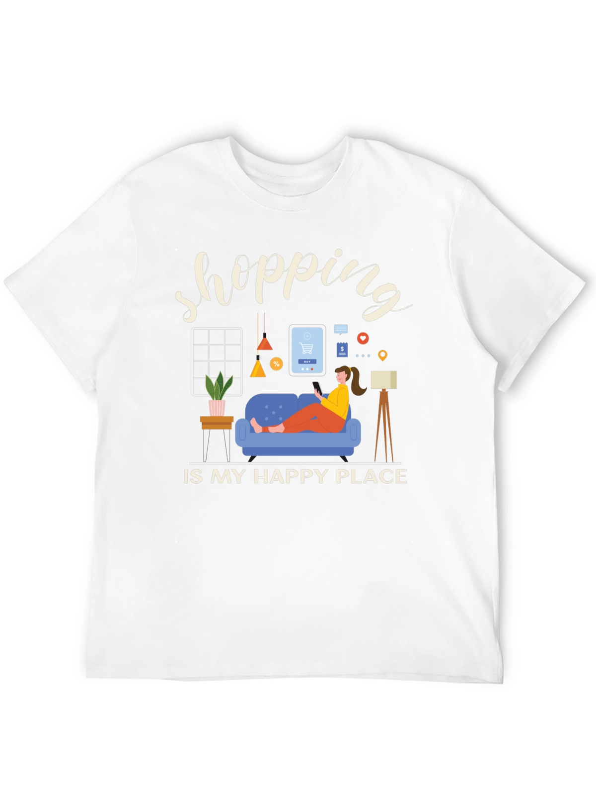 Shopping is My Happy Place T-Shirt