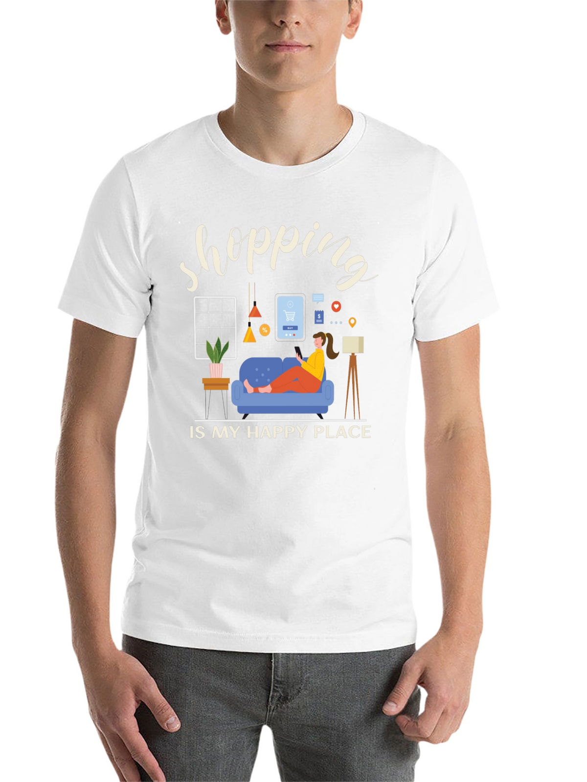 Shopping is My Happy Place T-Shirt