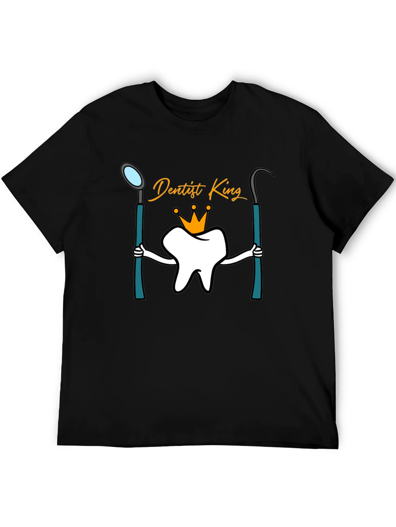 Dentist King Black T-Shirt
