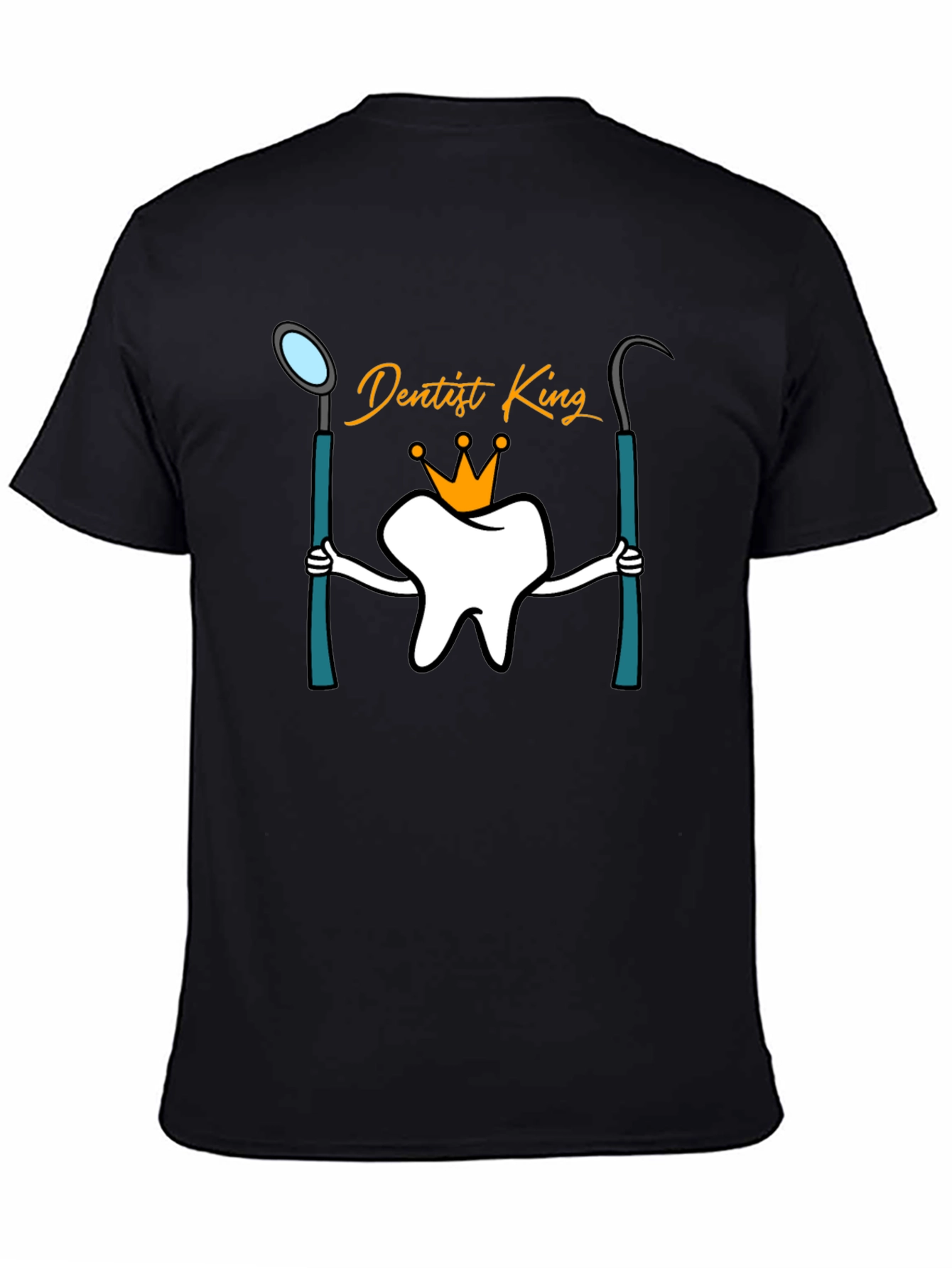 Dentist King Black T-Shirt