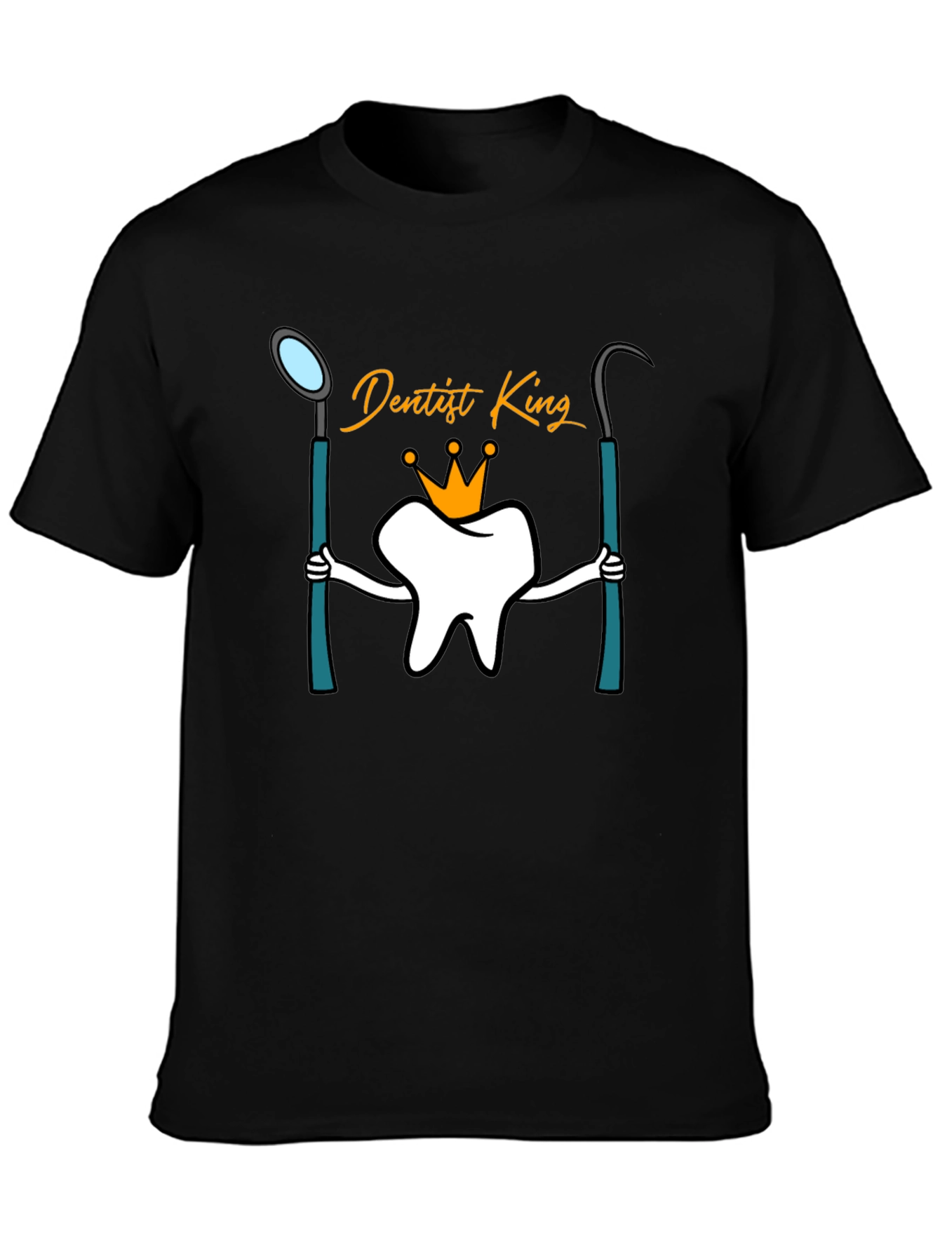 Dentist King Black T-Shirt