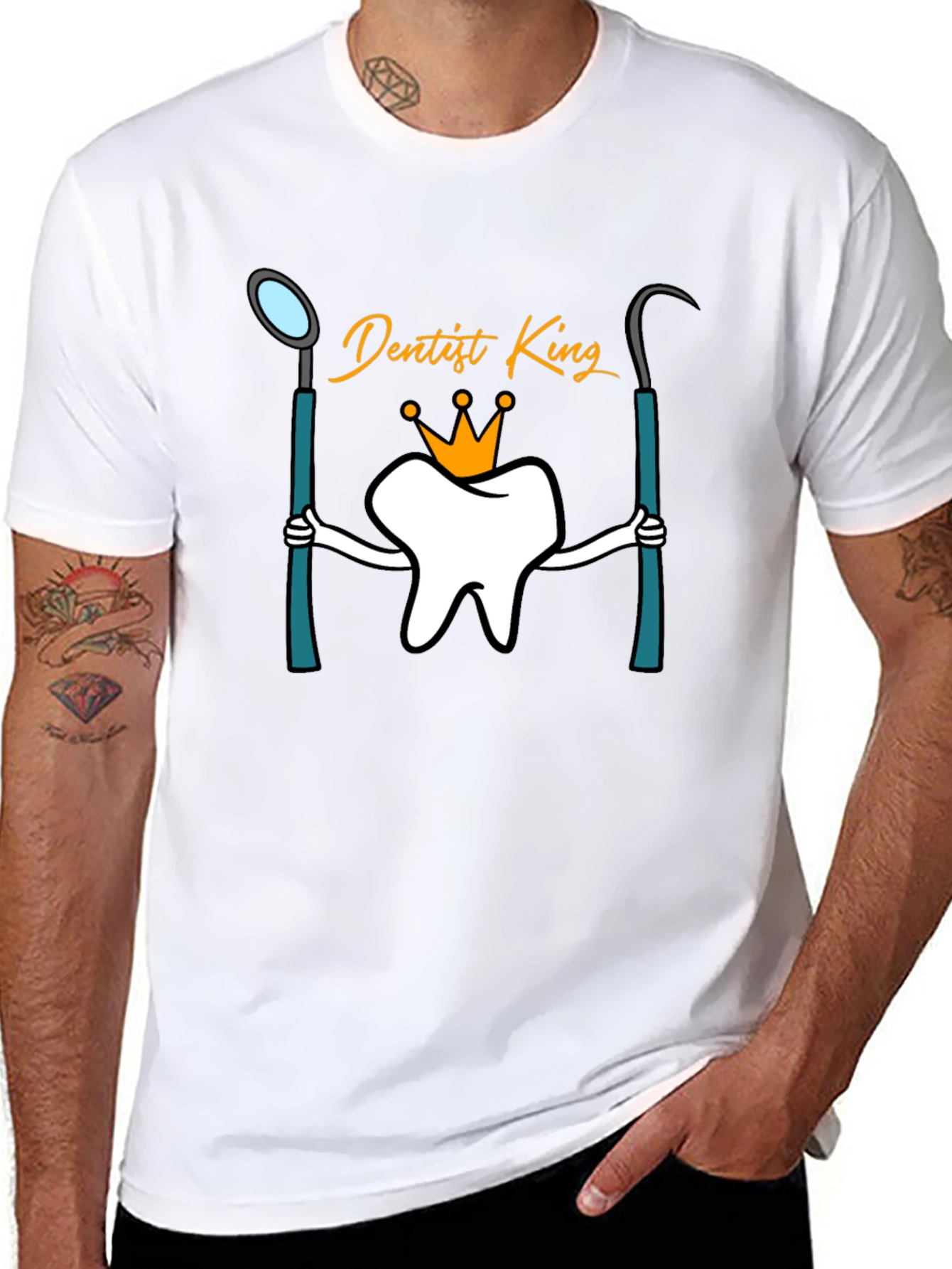 Dentist King Black T-Shirt