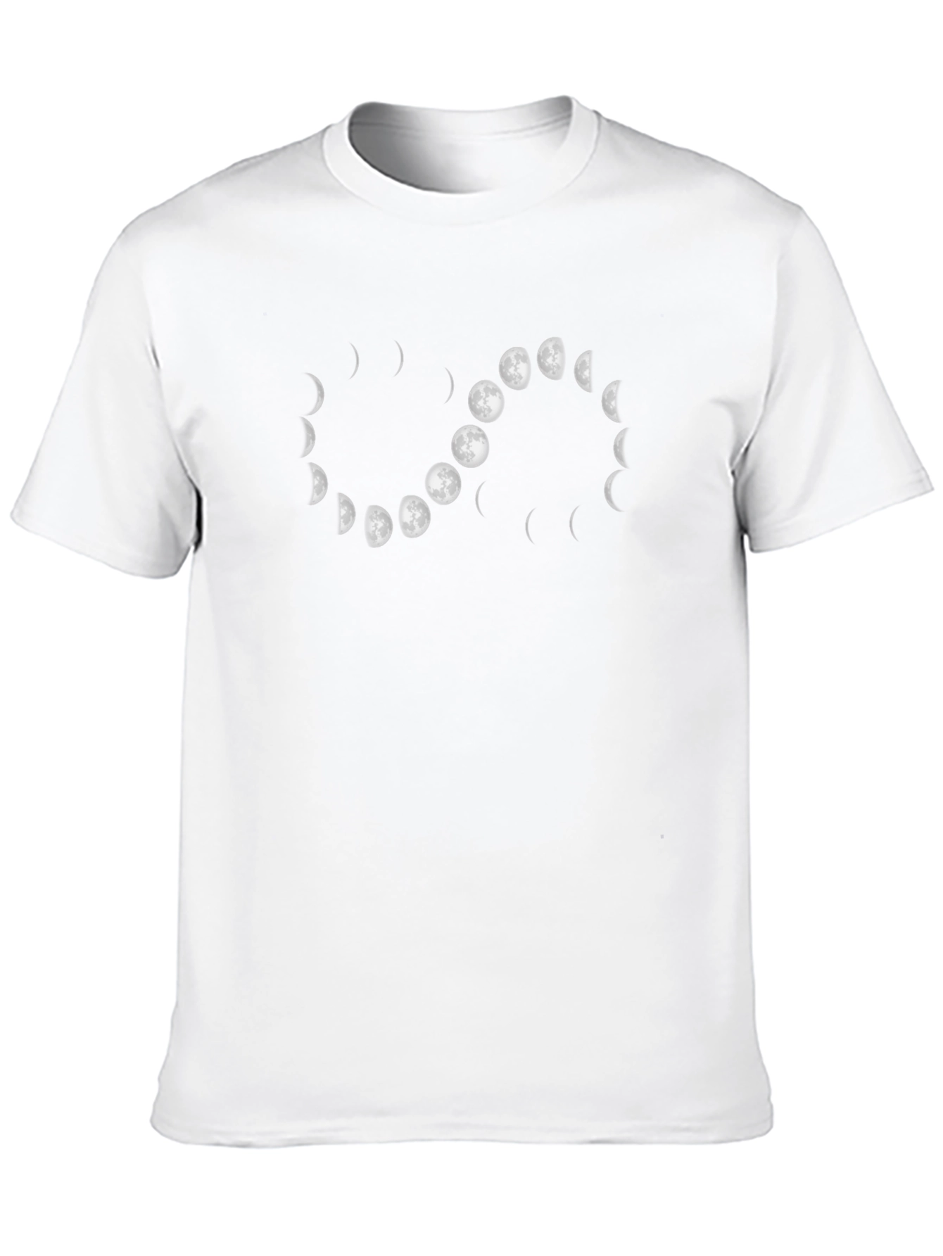 Phases of the Moon Black Graphic Tee