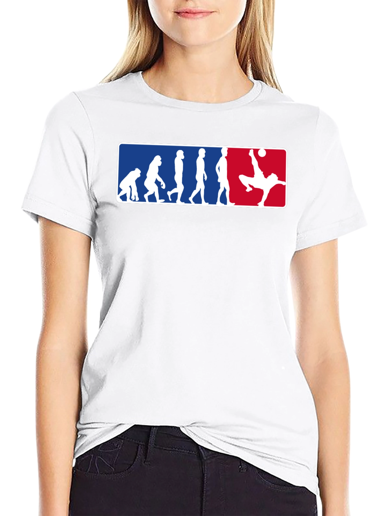 Soccer Evolution Graphic Tee - Black