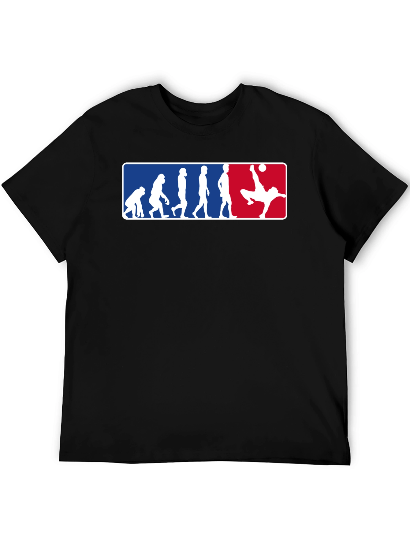 Soccer Evolution Graphic Tee - Black