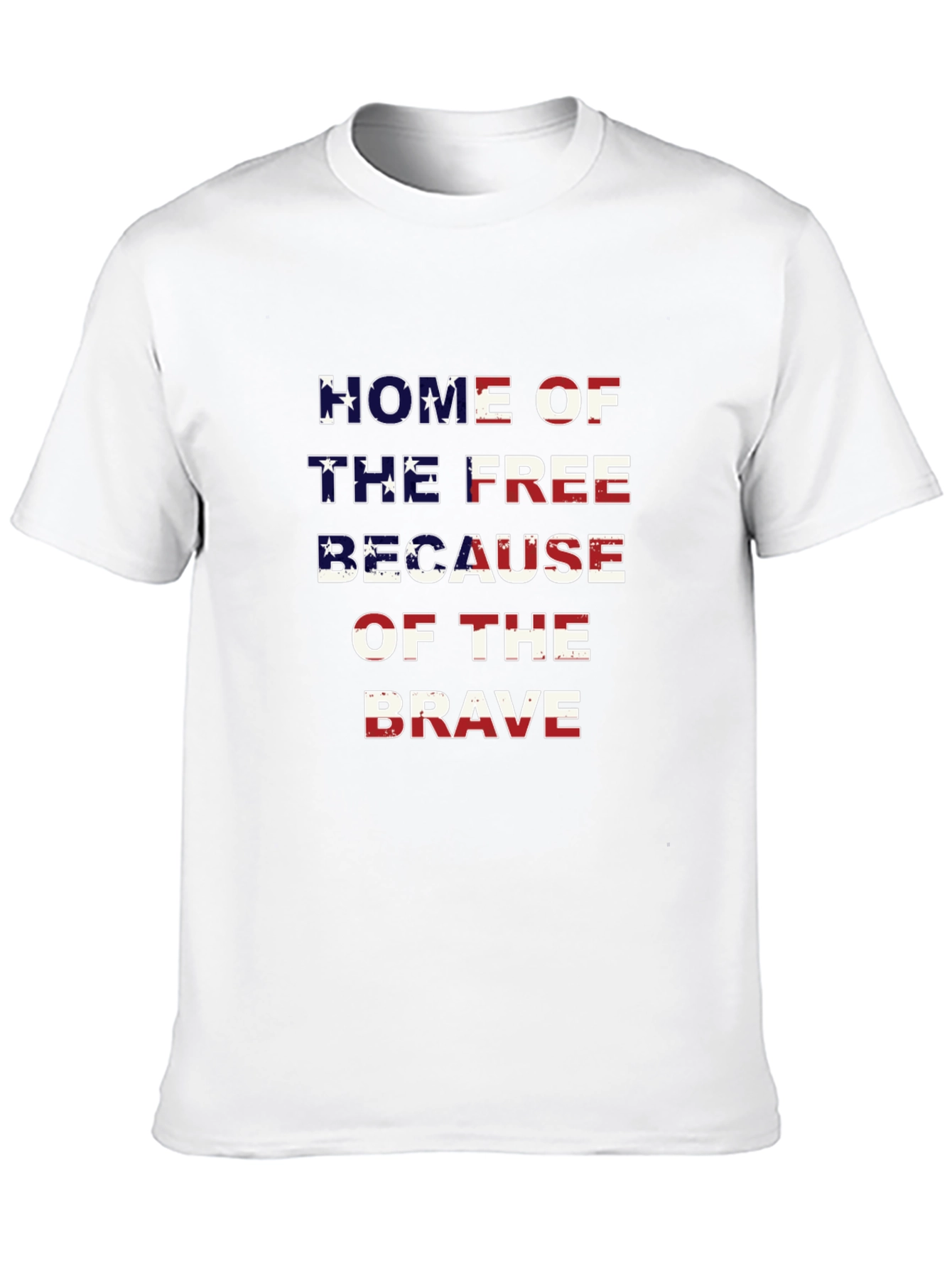 Patriotic Home of the Free Graphic Tee