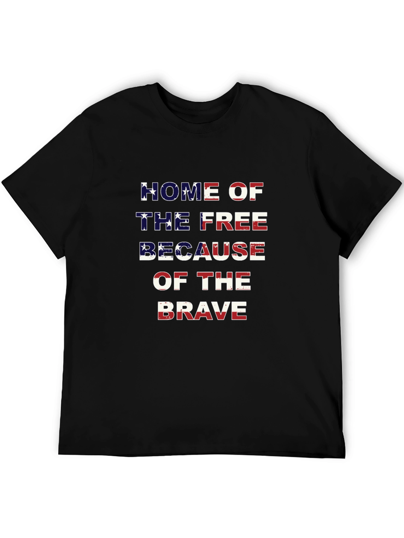 Patriotic Home of the Free Graphic Tee