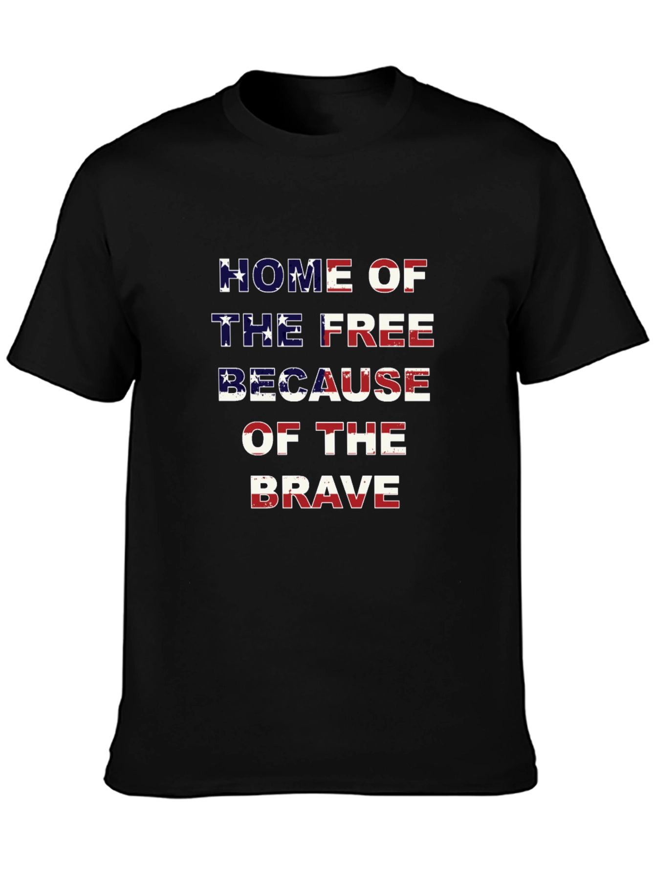 Patriotic Home of the Free Graphic Tee
