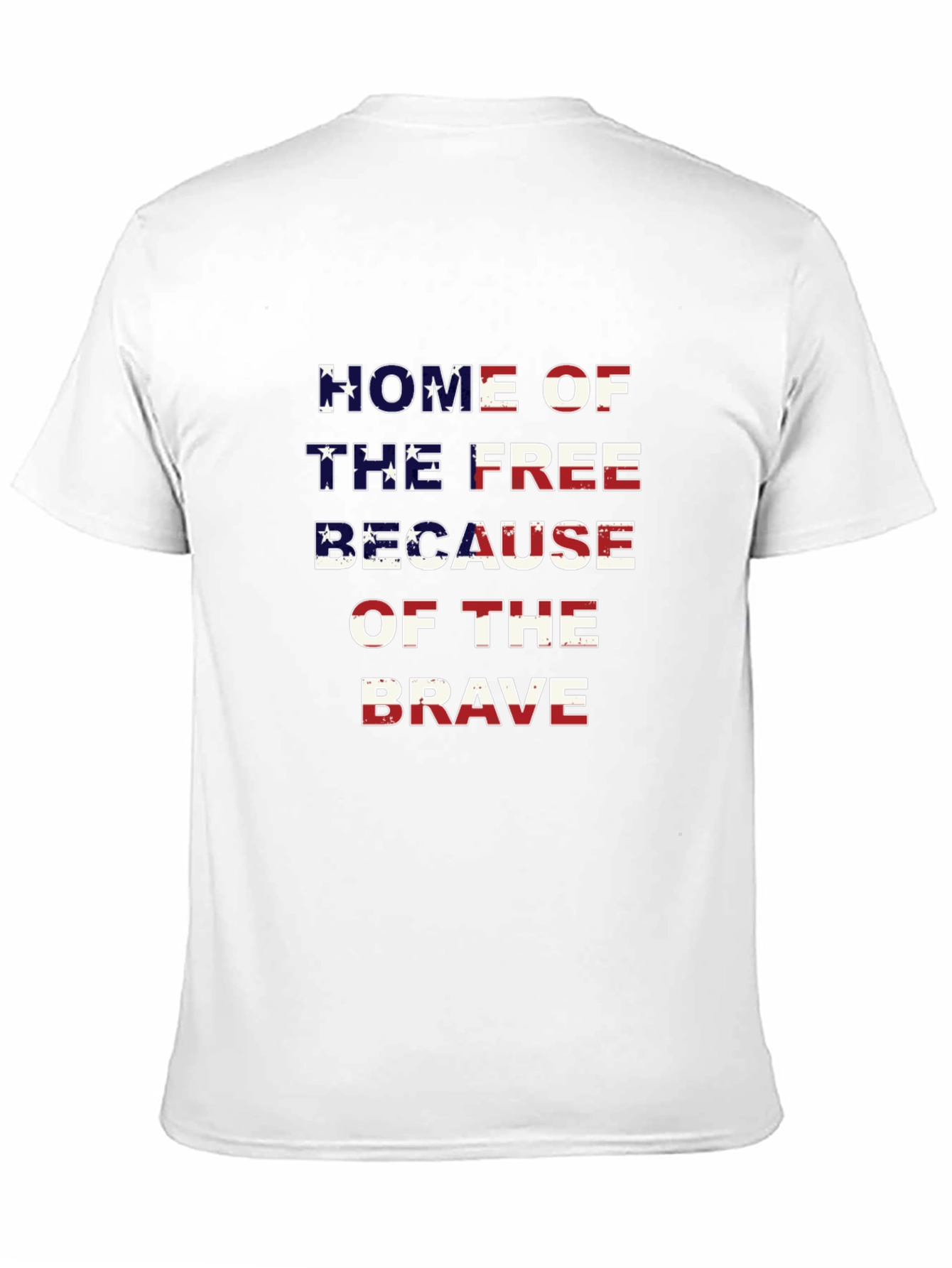 Patriotic Home of the Free Graphic Tee