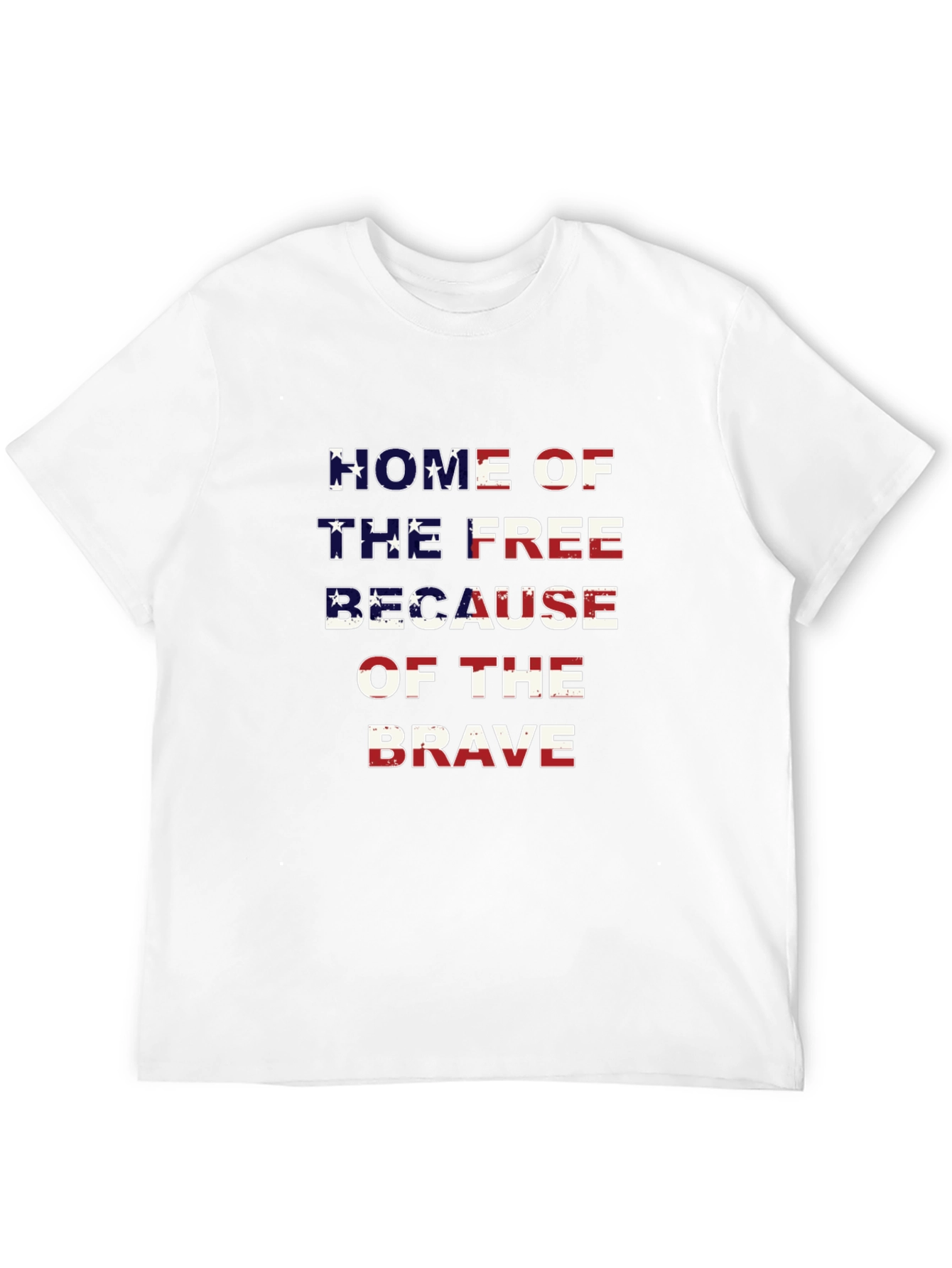 Patriotic Home of the Free Graphic Tee