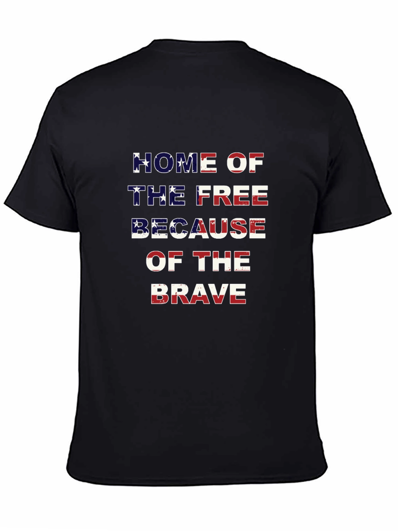 Patriotic Home of the Free Graphic Tee