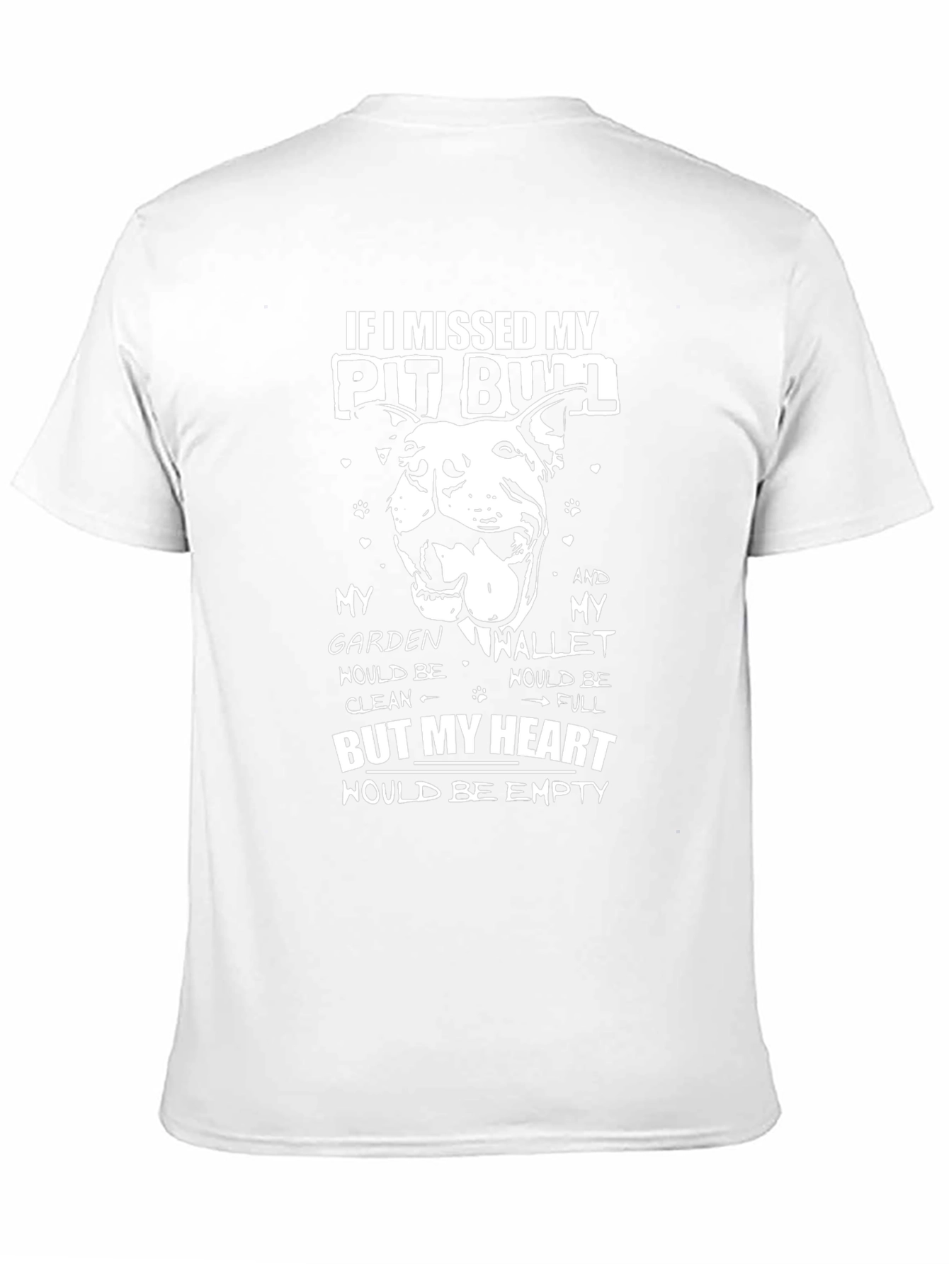 Pit Bull Heart T-Shirt - Dog Lover Tee