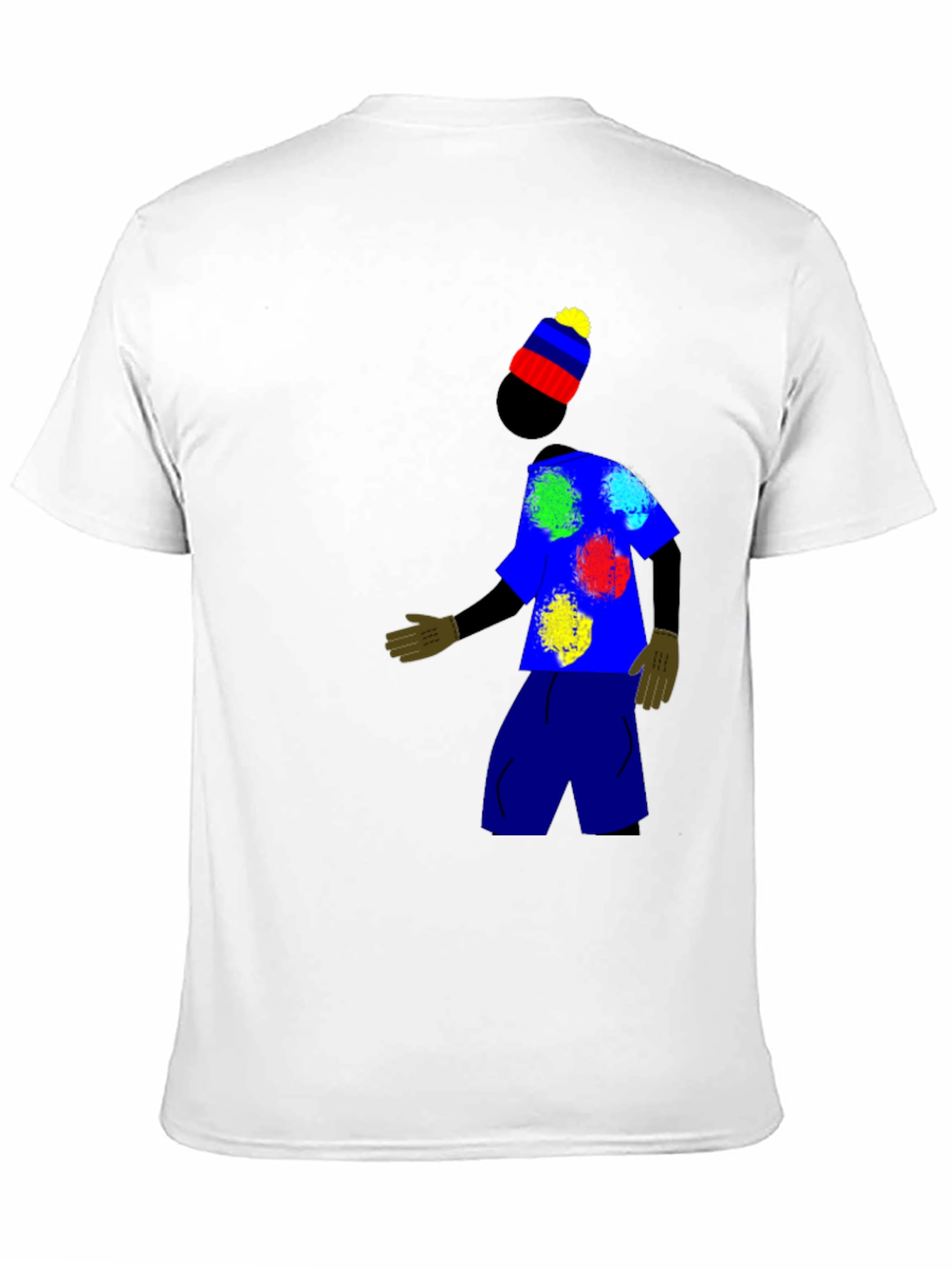 Funky T-Shirt with Abstract Character Design