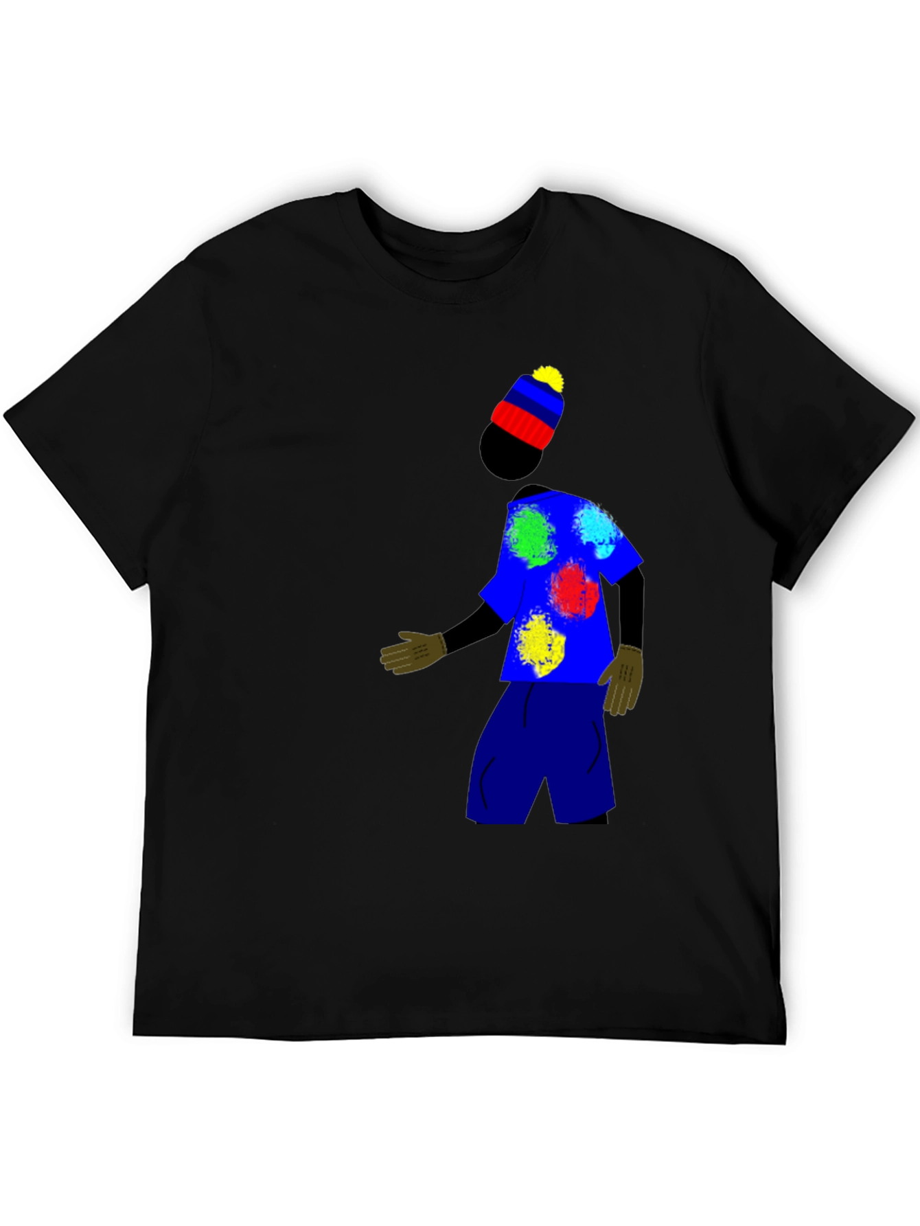 Funky T-Shirt with Abstract Character Design