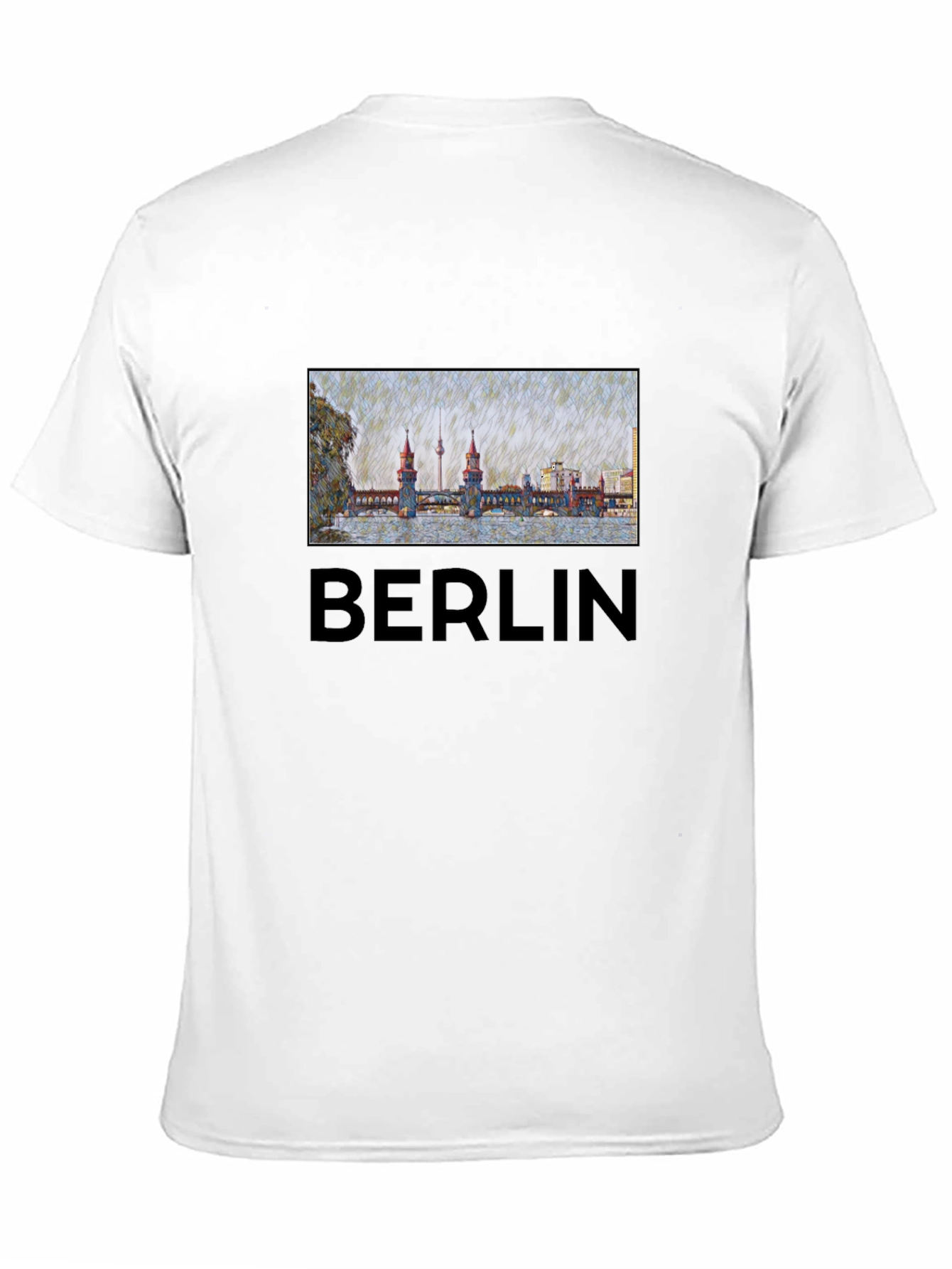 Berlin T-Shirt - Landmark Bridge Graphic