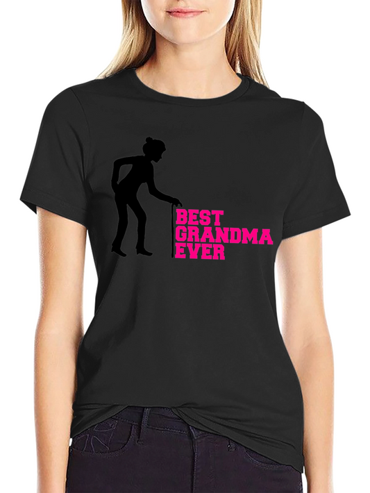 Best Grandma Ever Black T-Shirt