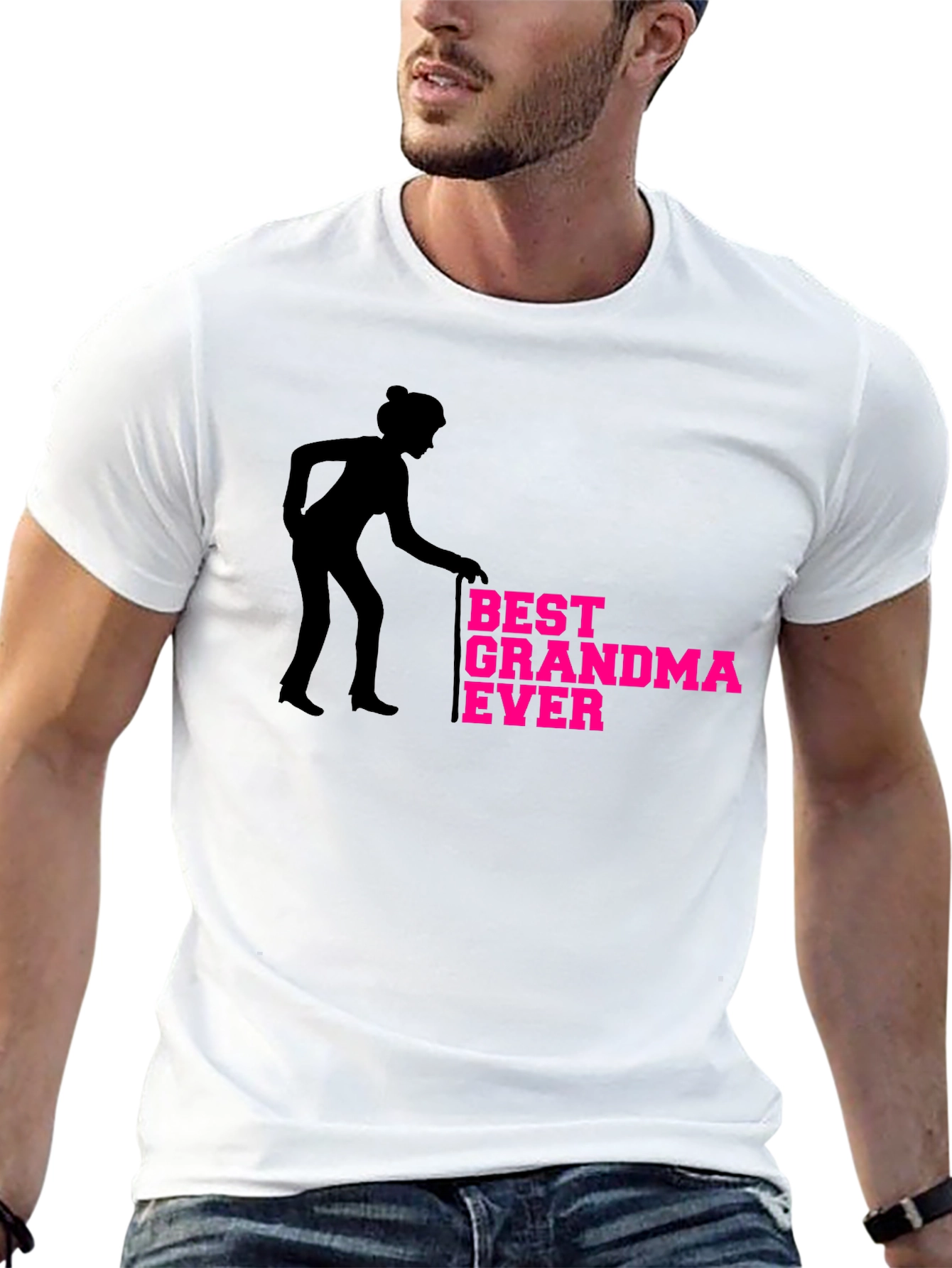 Best Grandma Ever Black T-Shirt