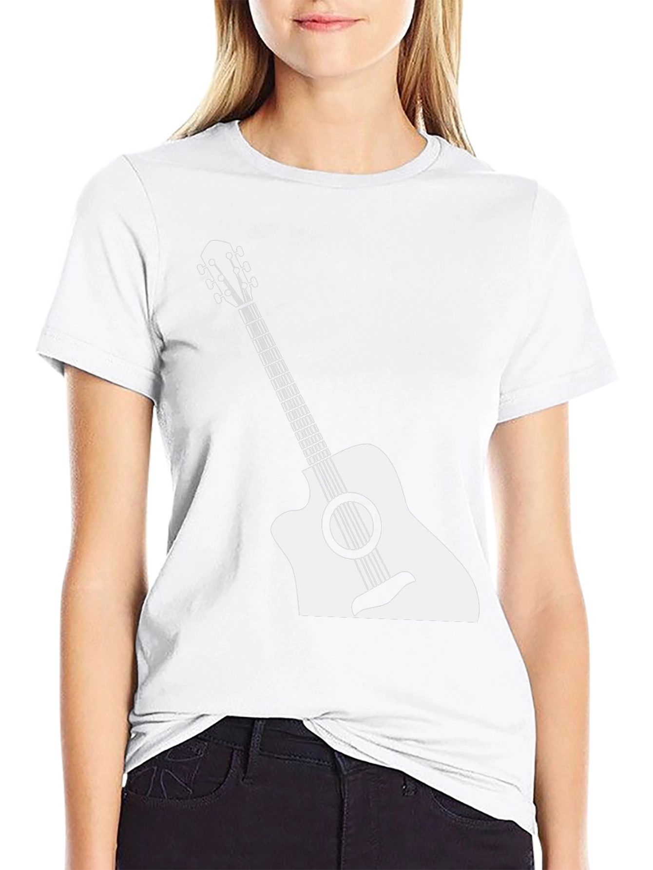 Guitar Graphic Tee - Musician Style