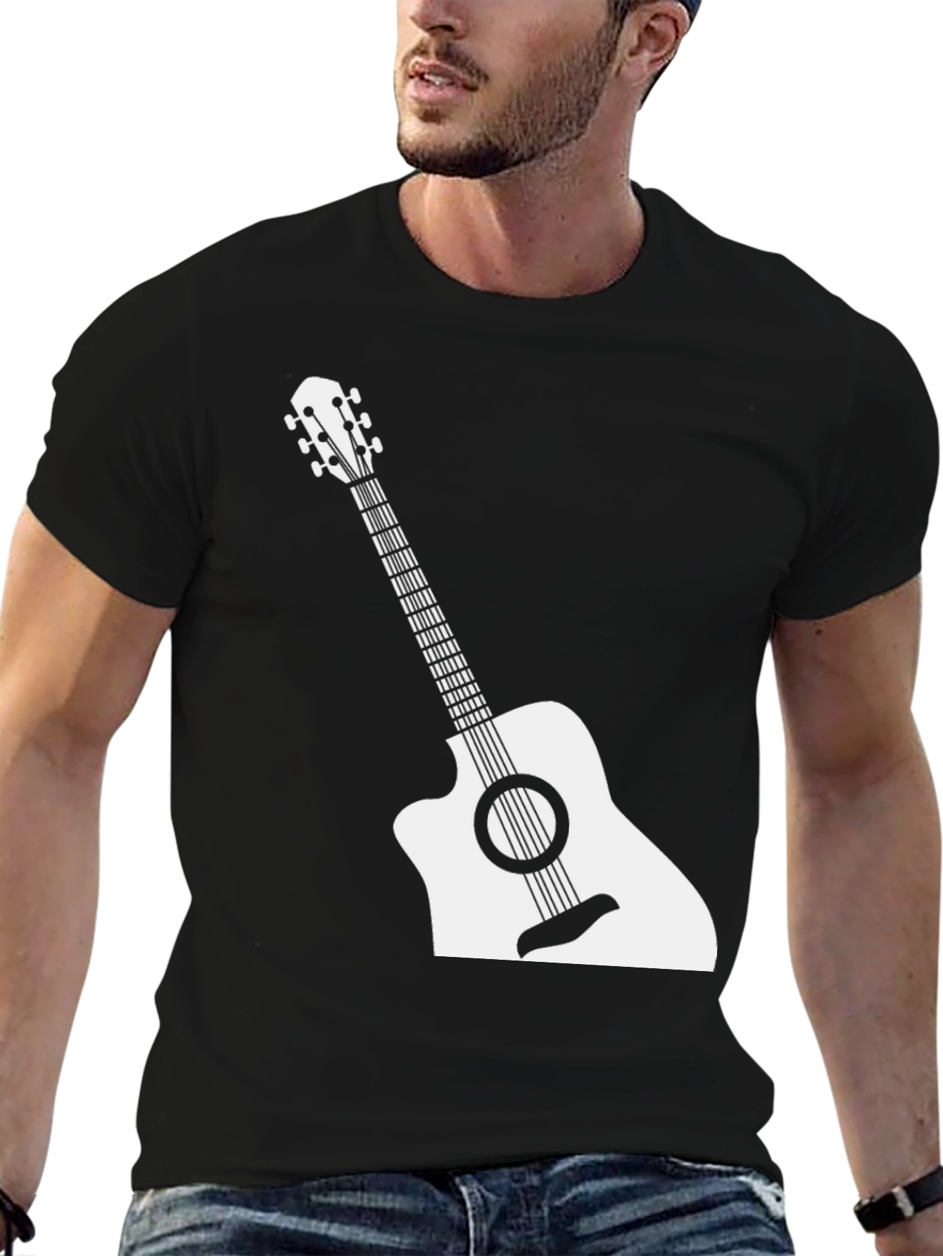 Guitar Graphic Tee - Musician Style