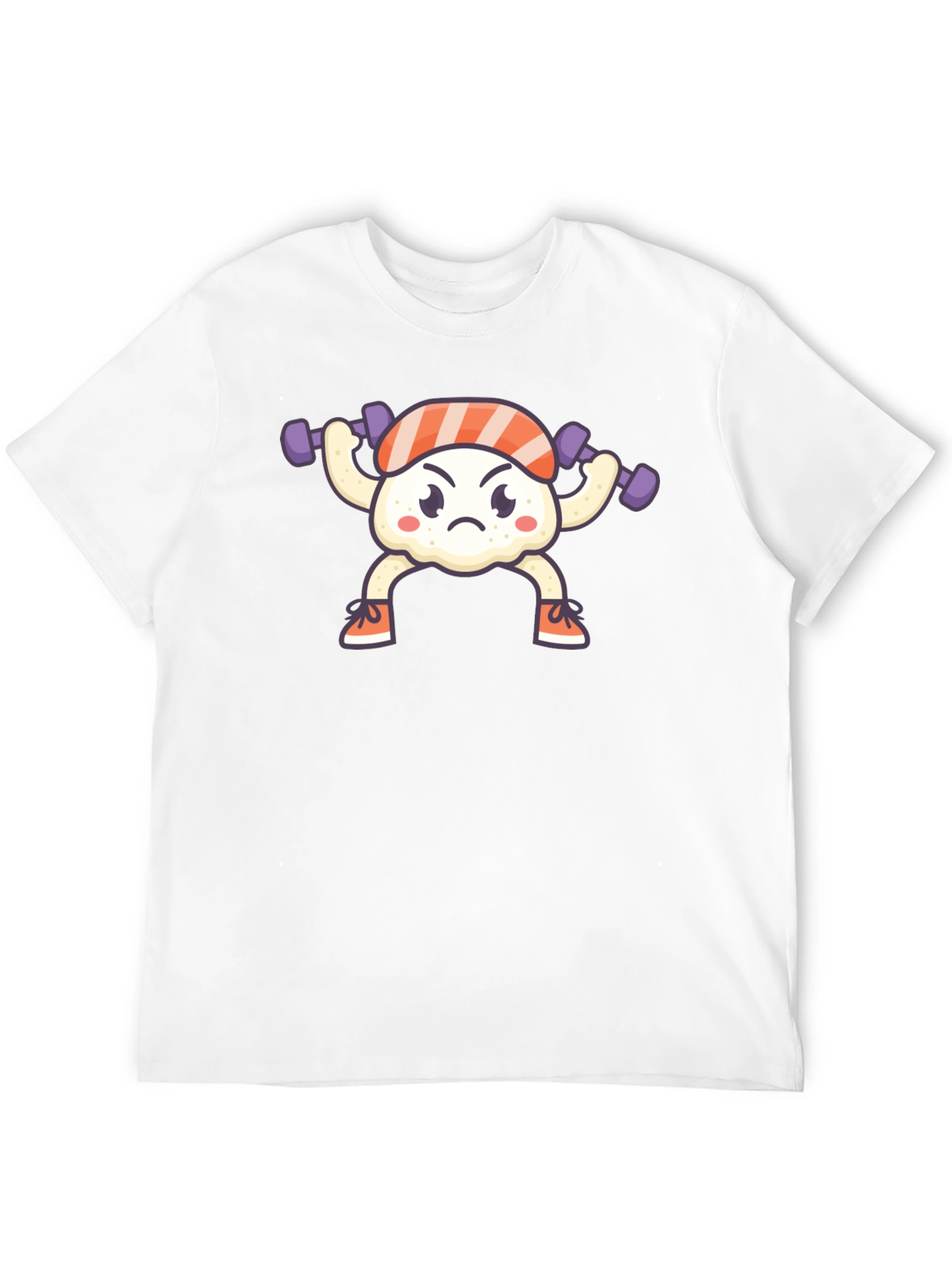 Sushi Workout T-Shirt - Black Cotton Tee
