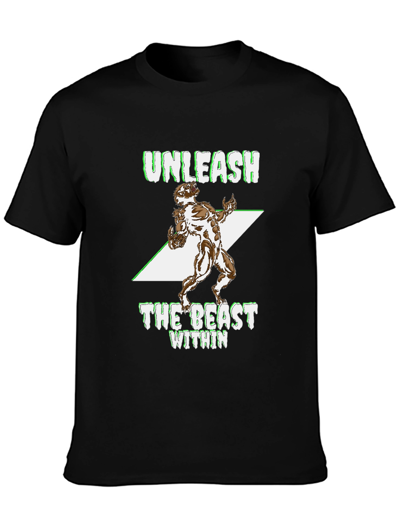 Unleash The Beast Within Black T-Shirt