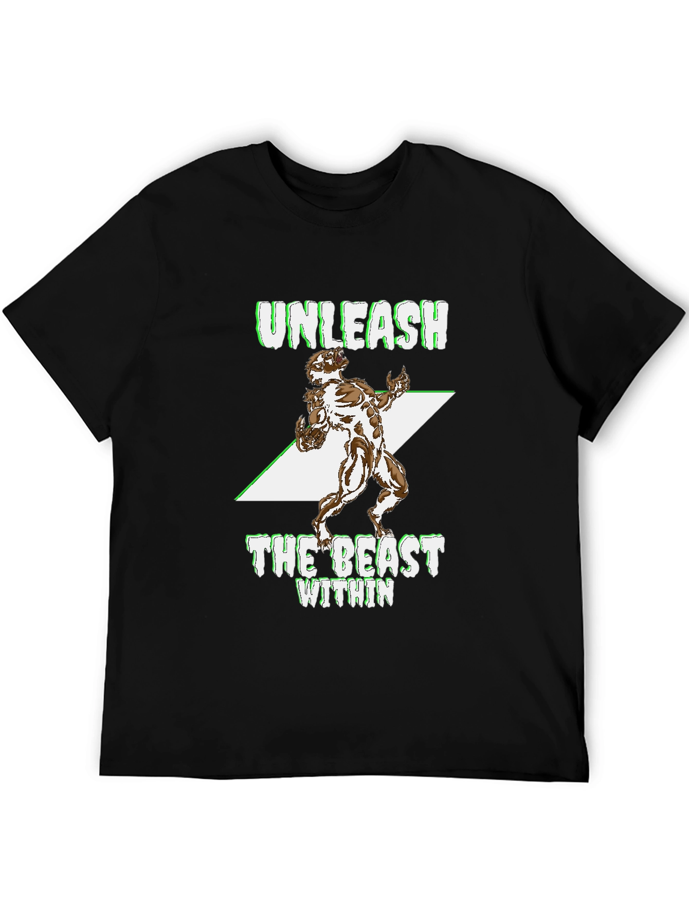 Unleash The Beast Within Black T-Shirt