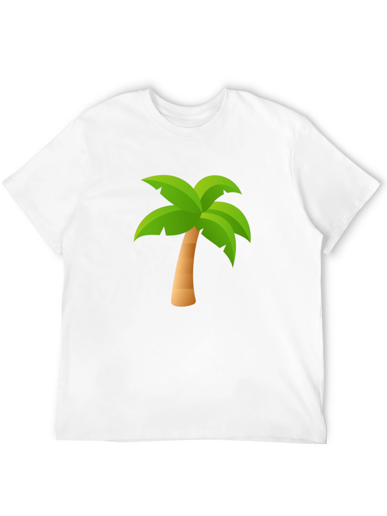Tropical Palm Tree Black T-Shirt - Summer Ready!