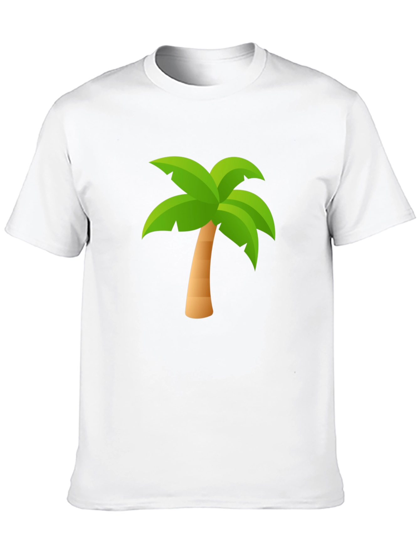 Tropical Palm Tree Black T-Shirt - Summer Ready!