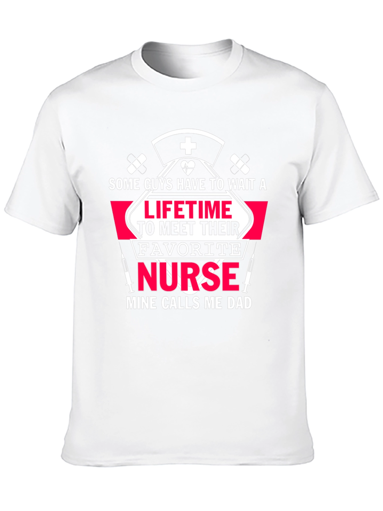 Favorite Nurse Dad T-Shirt - Black