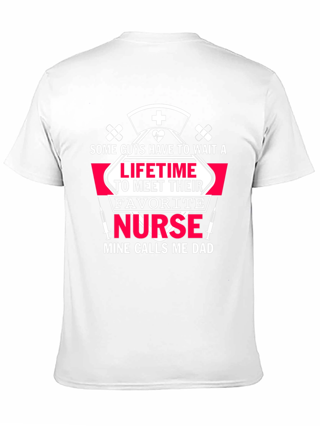 Favorite Nurse Dad T-Shirt - Black