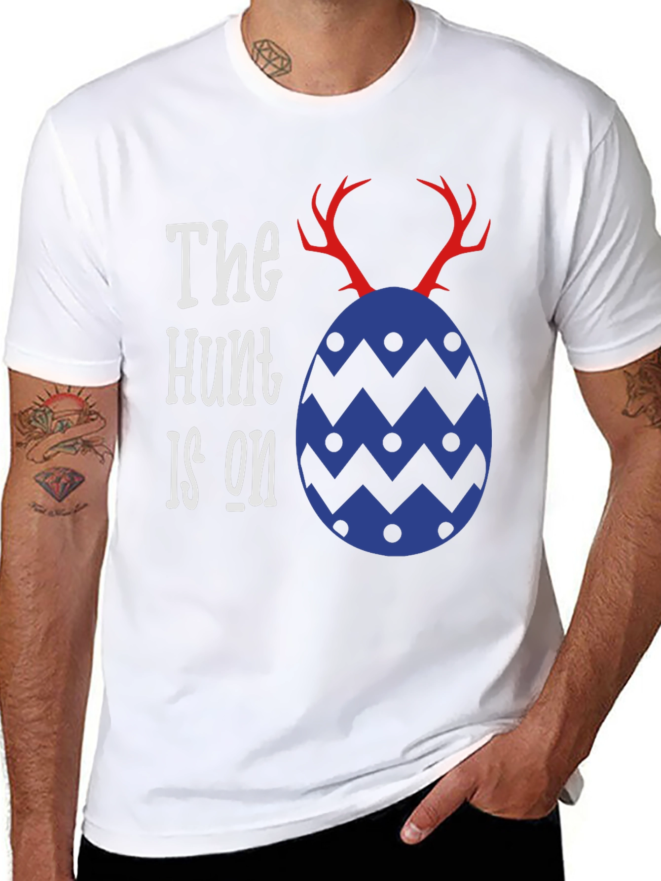 The Hunt is On Easter Graphic Tee