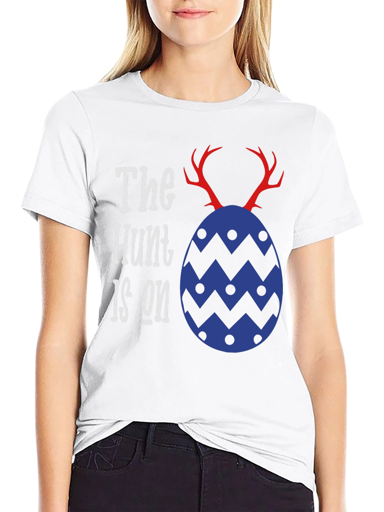 The Hunt is On Easter Graphic Tee