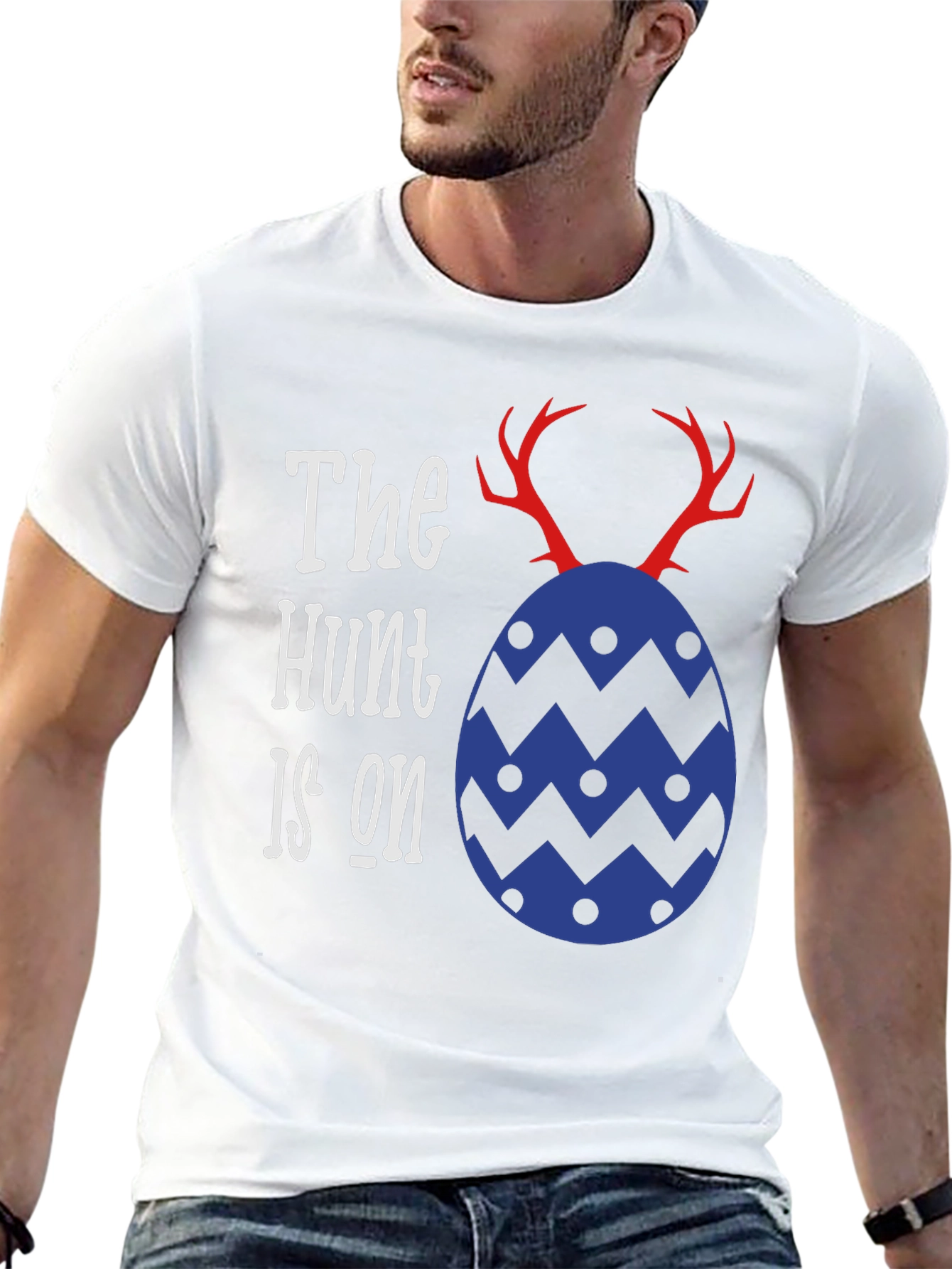 The Hunt is On Easter Graphic Tee