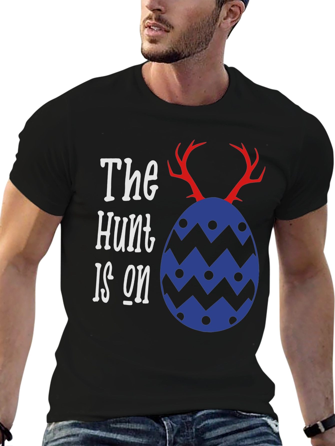 The Hunt is On Easter Graphic Tee