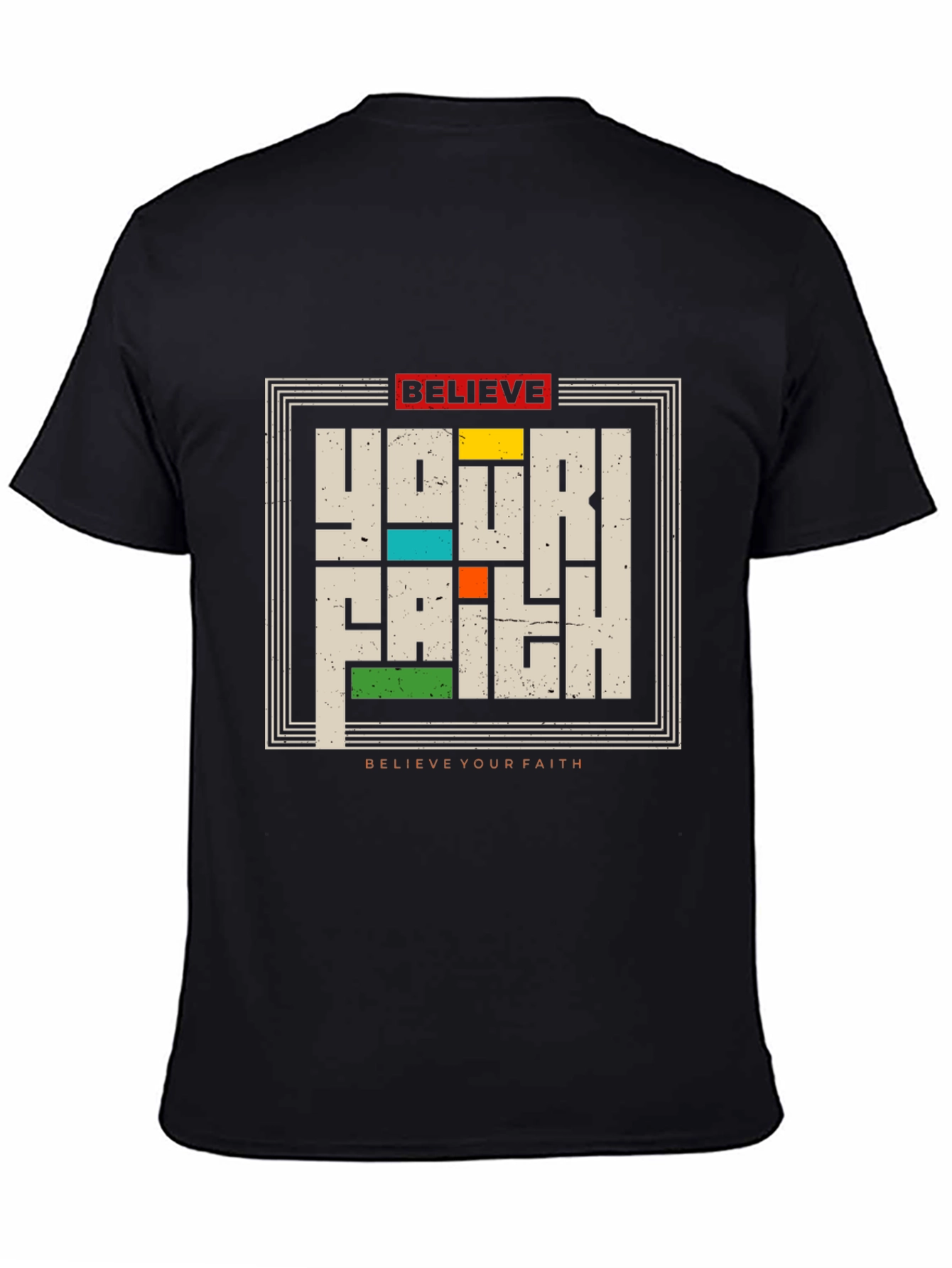 Believe Your Faith Graphic Tee - Black