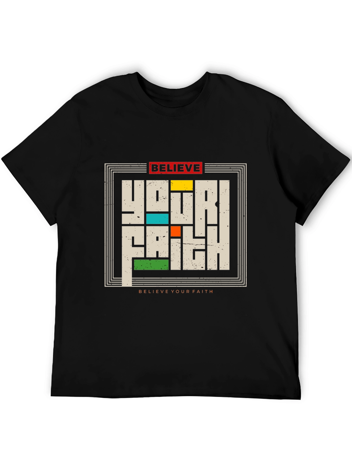Believe Your Faith Graphic Tee - Black