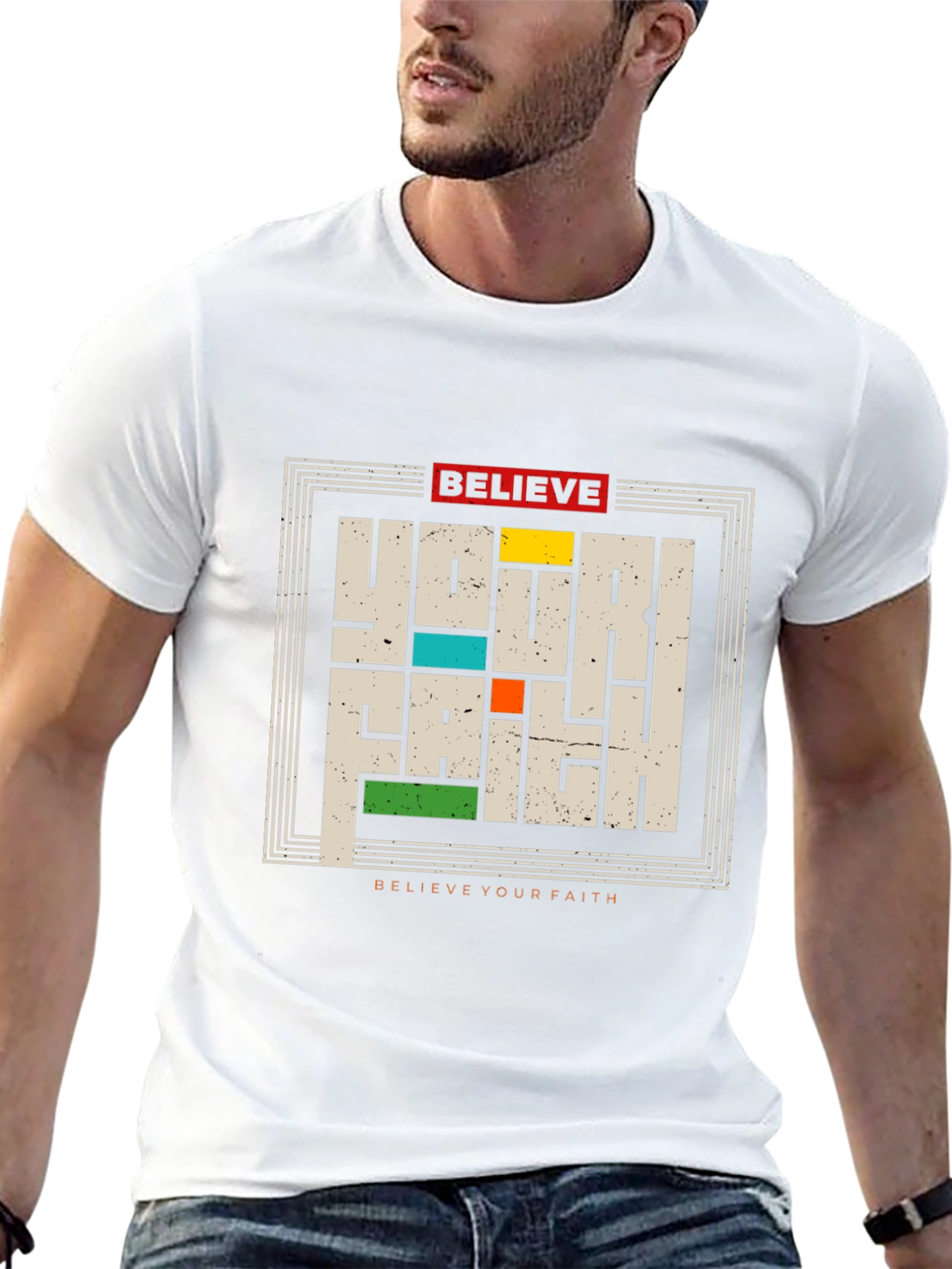 Believe Your Faith Graphic Tee - Black